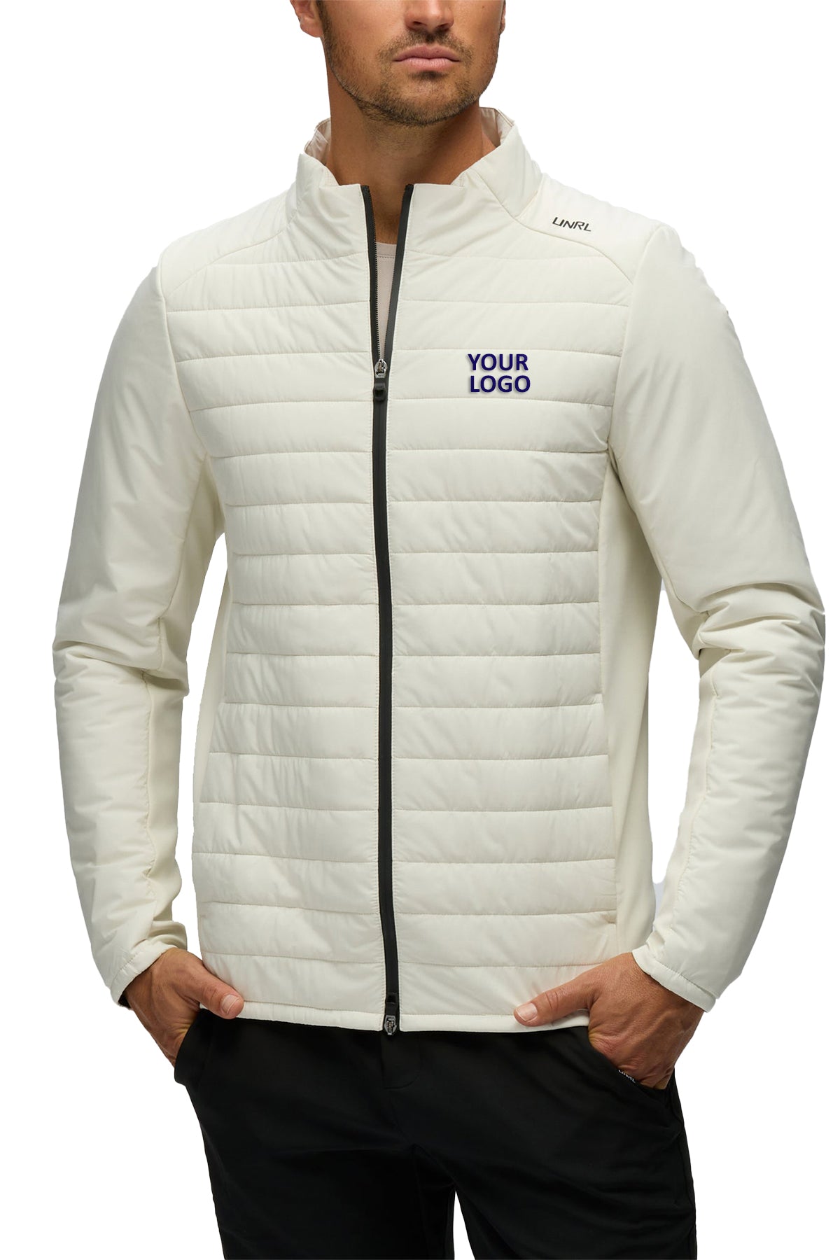 UNRL Montreal Quilted Custom Jackets, Coconut