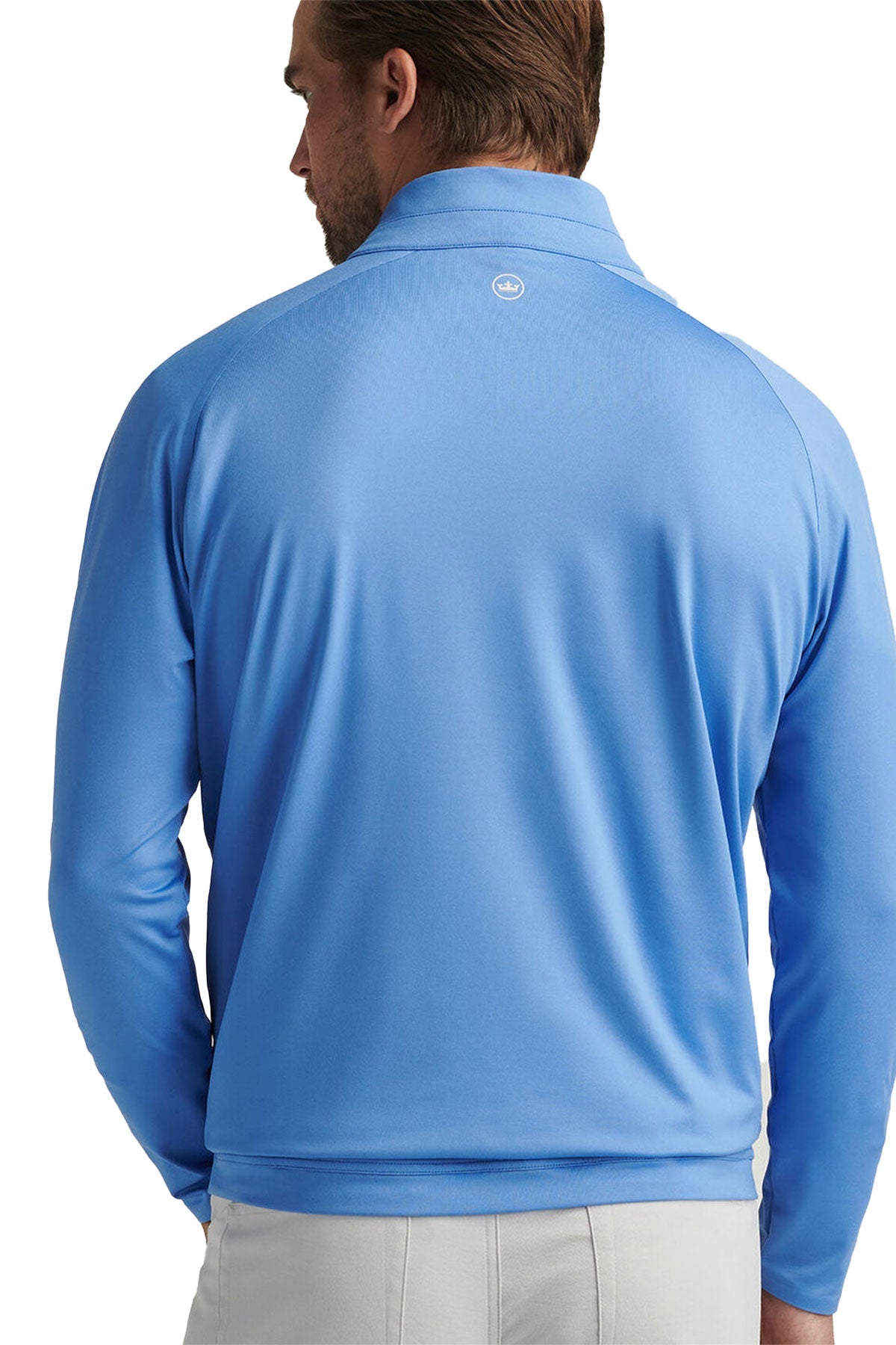 Peter Millar Verge Performance Custom Quarter-Zips, Blue Sea