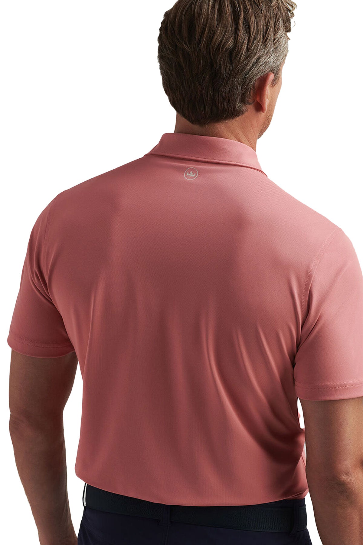 Peter Millar Soul Performance Mesh Custom Polos, Pink Crepe
