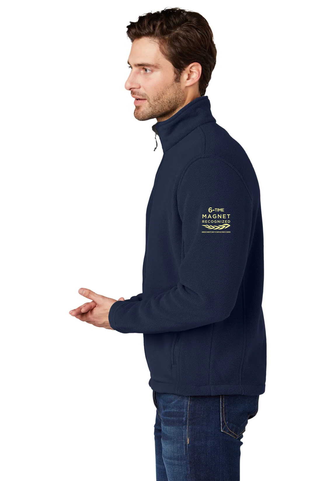 Port Authority Value Fleece Customized Jackets, True Navy [HSS]