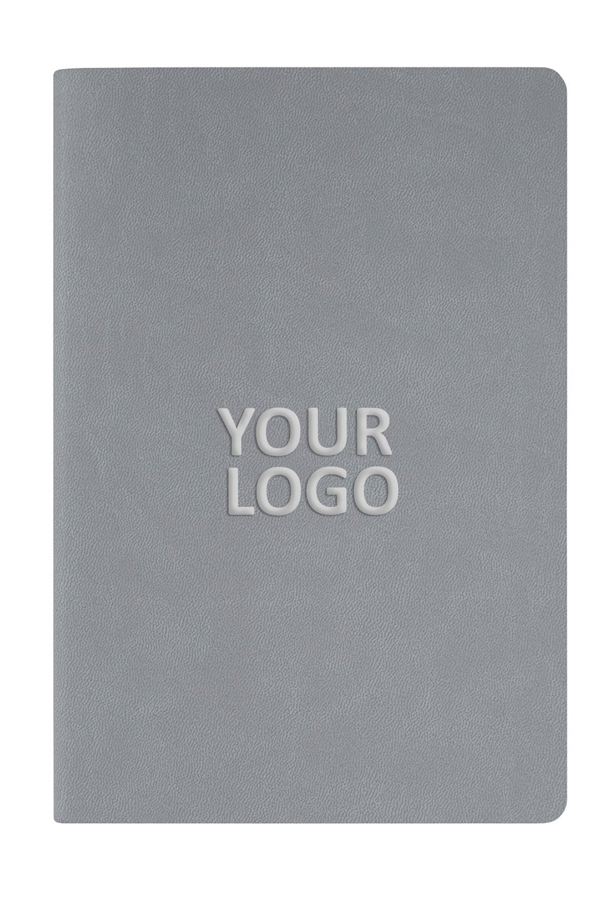 Flex Recycled Paper Custom Notebooks, Grey [Zane Birts]