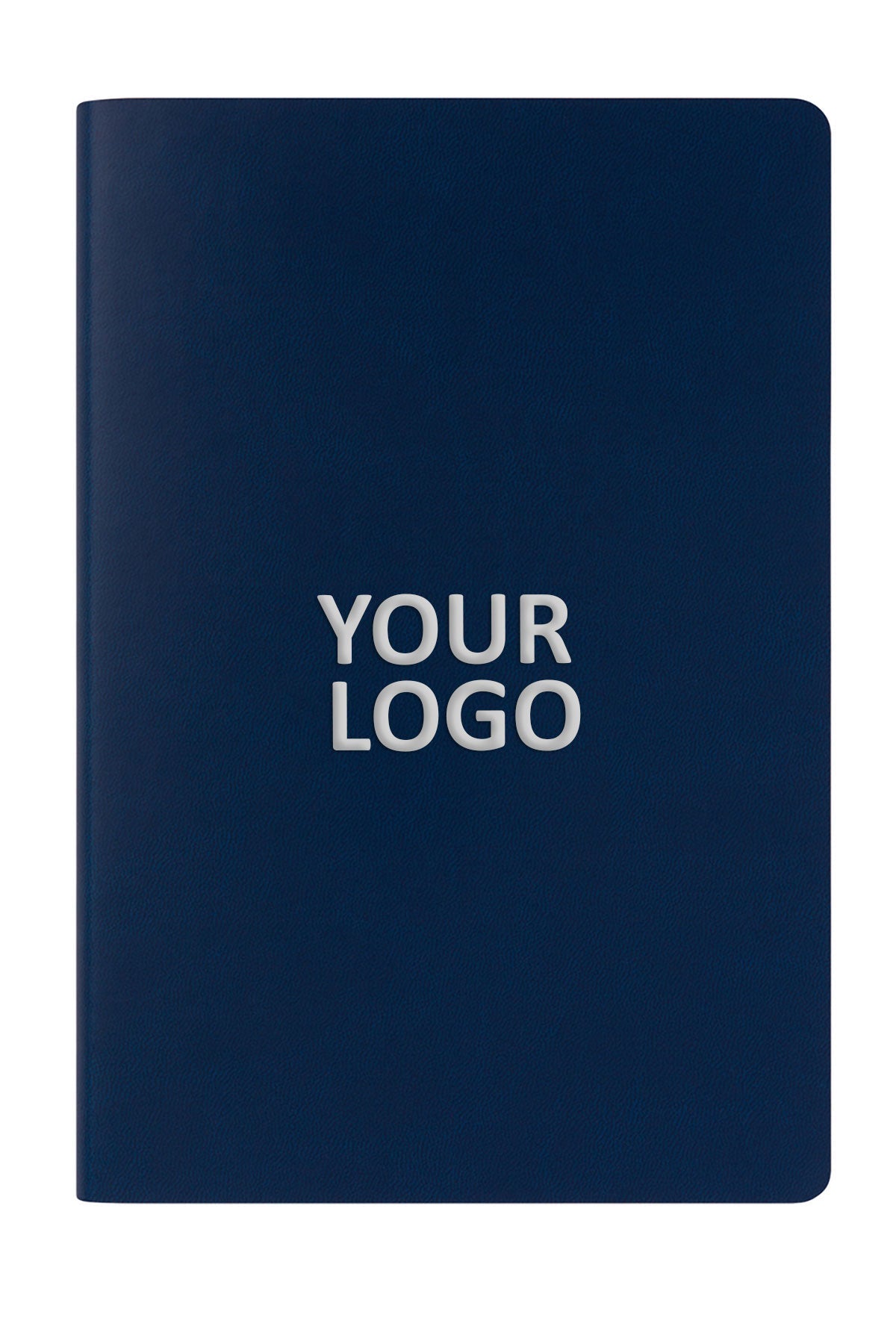 Flex Recycled Paper Custom Notebooks, Navy