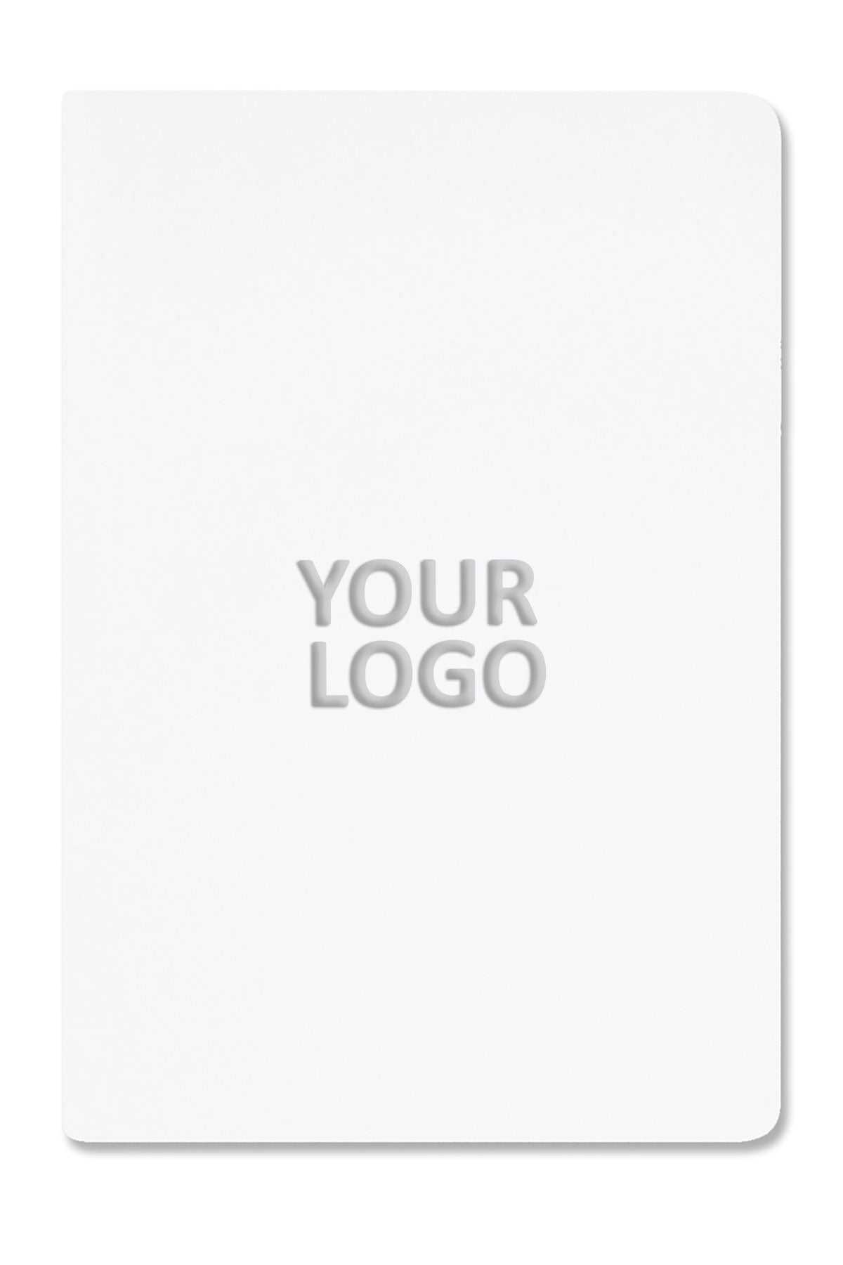 Flex Recycled Paper Custom Notebooks, White