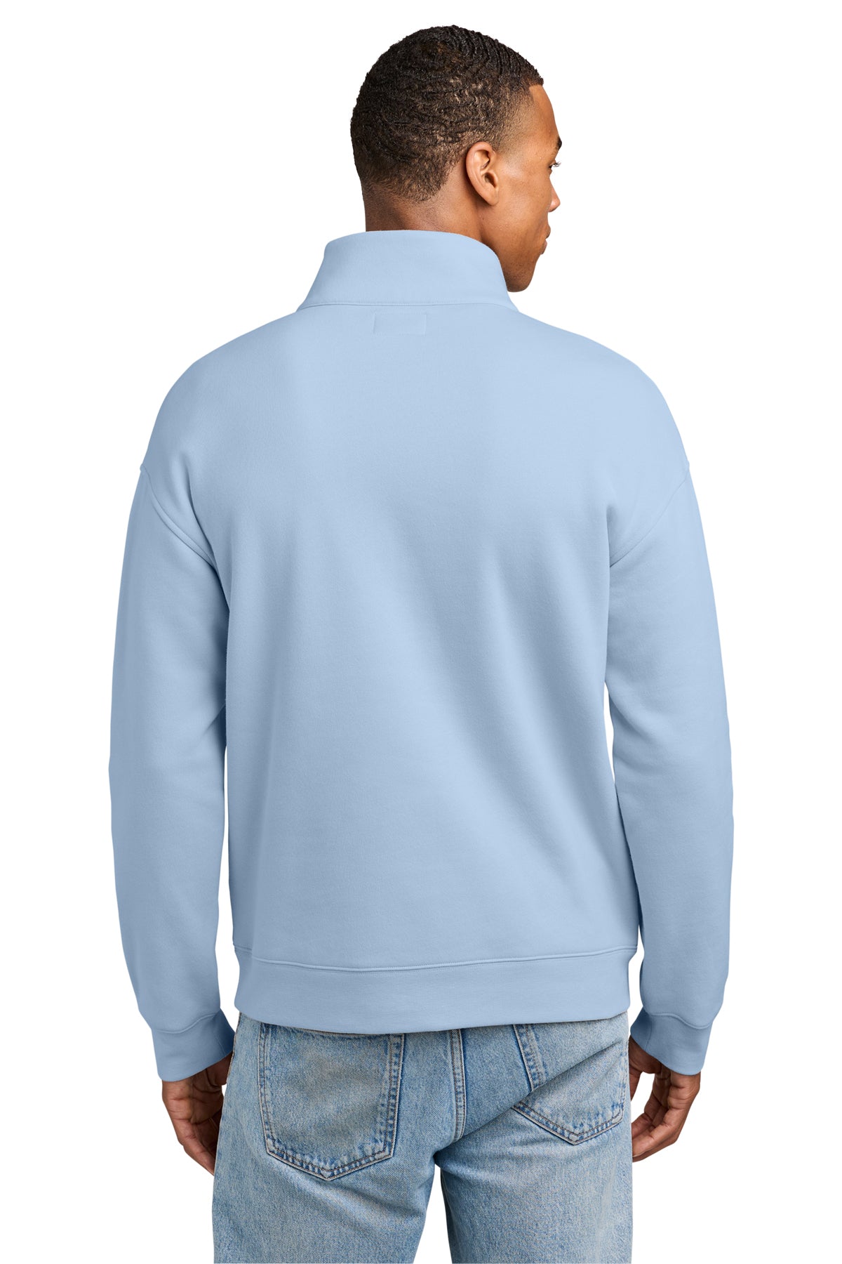 New Era Heritage Fleece Custom 1/2-Zips, Cloud Blue