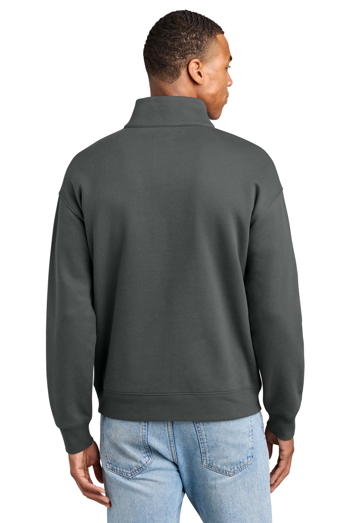New Era Heritage Fleece Custom 1/2-Zips, Graphite