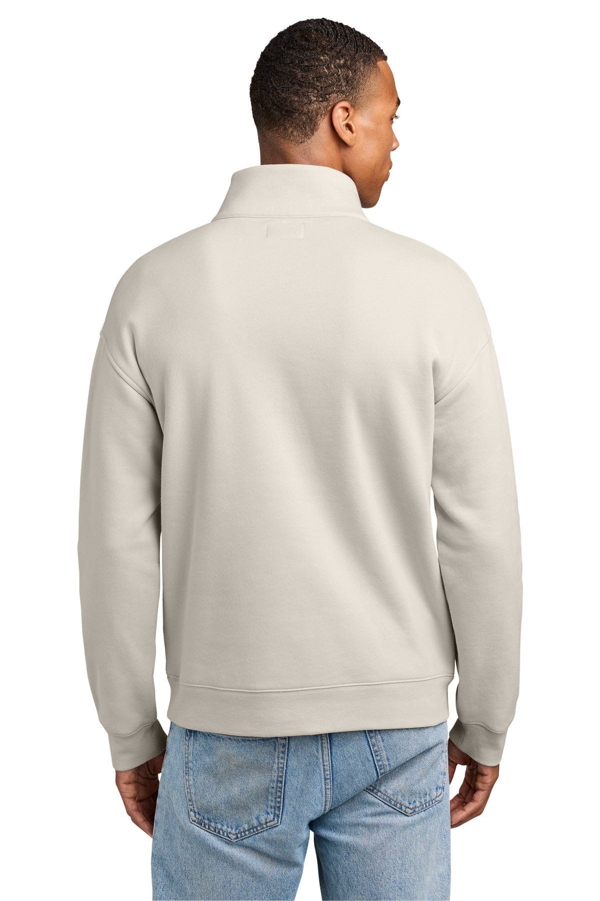 New Era Heritage Fleece Custom 1/2-Zips, Soft Beige