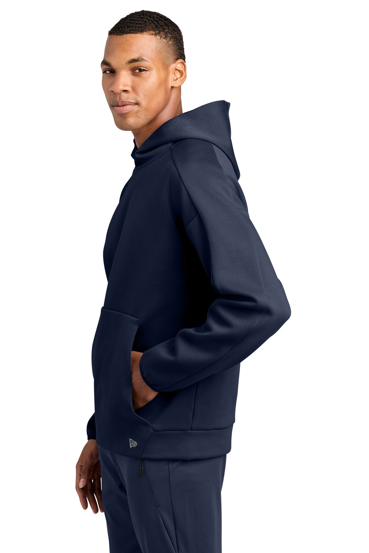 New Era Double Back Custom Pullover Hoodies, True Navy