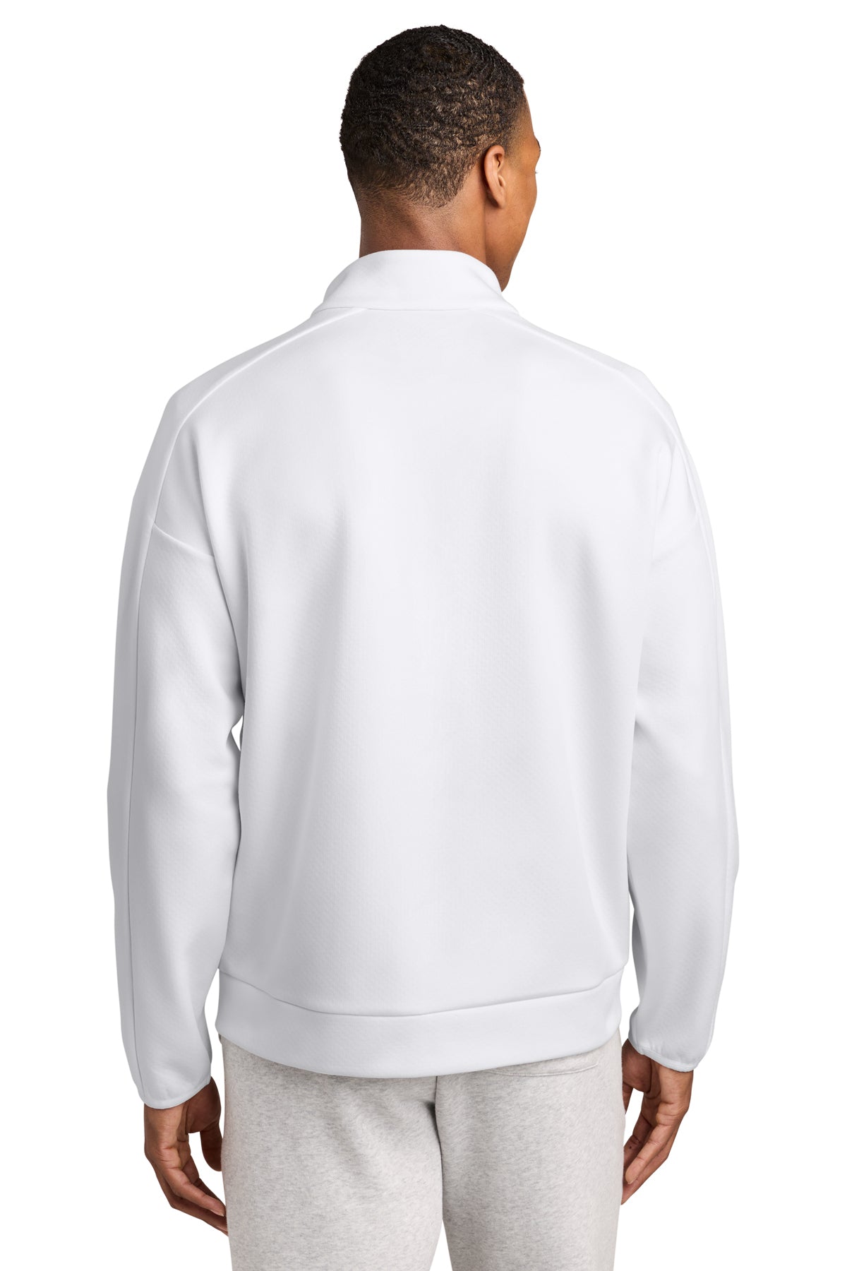 New Era Double Back Custom Full-Zips, White