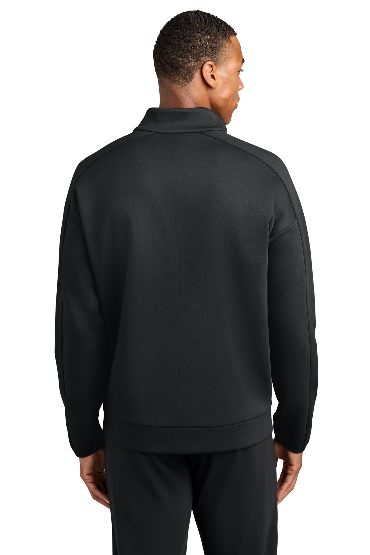 New Era Double Back Custom 1/4-Zips, Black