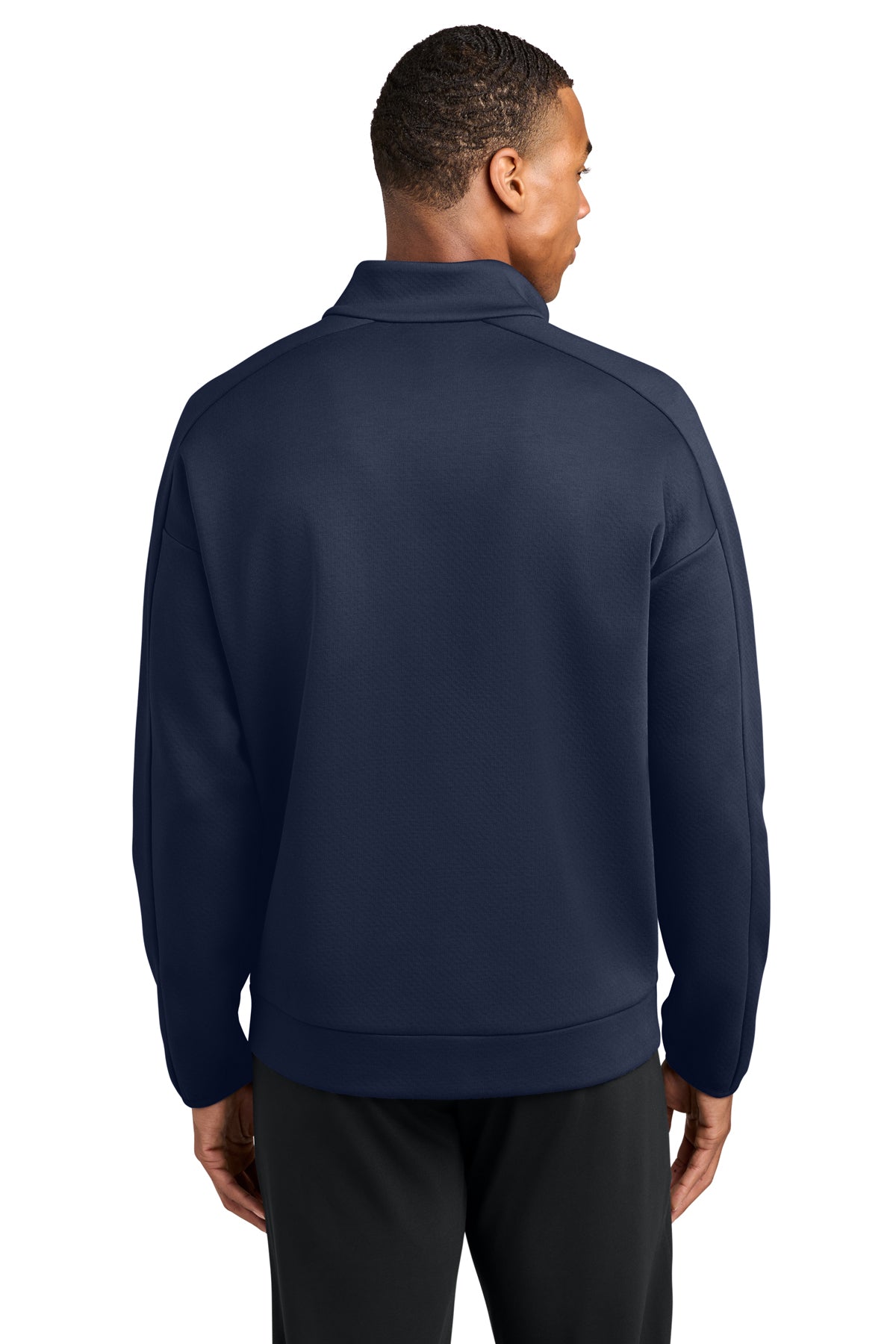 New Era Double Back Custom 1/4-Zips, True Navy