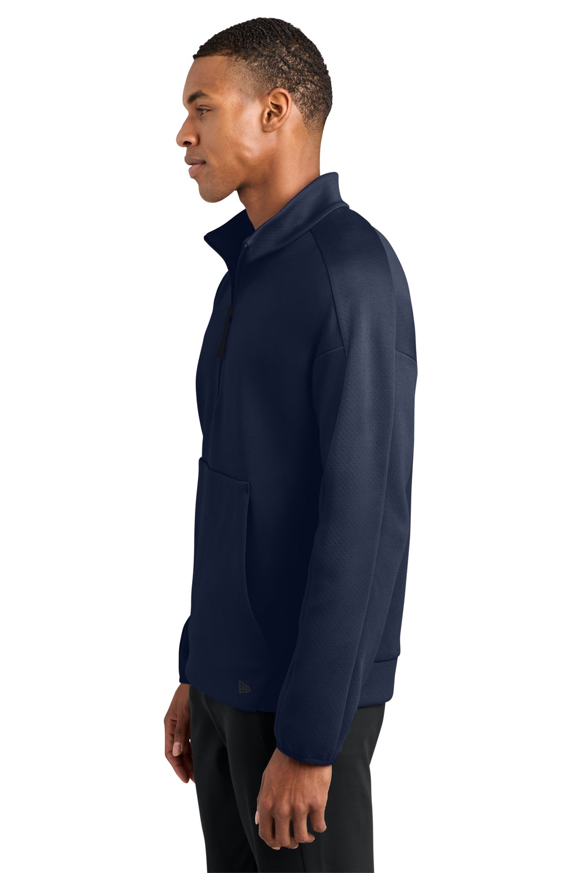New Era Double Back Custom 1/4-Zips, True Navy