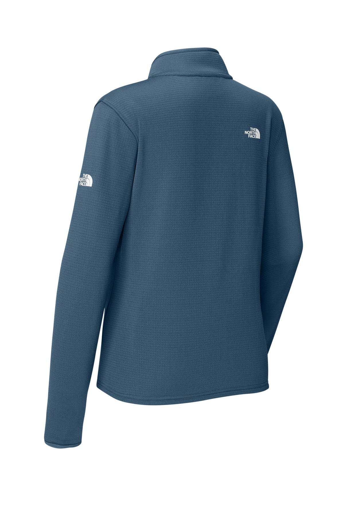 The North Face Womens Aim Full-Zip Fleece Custom Jackets, Shady Blue