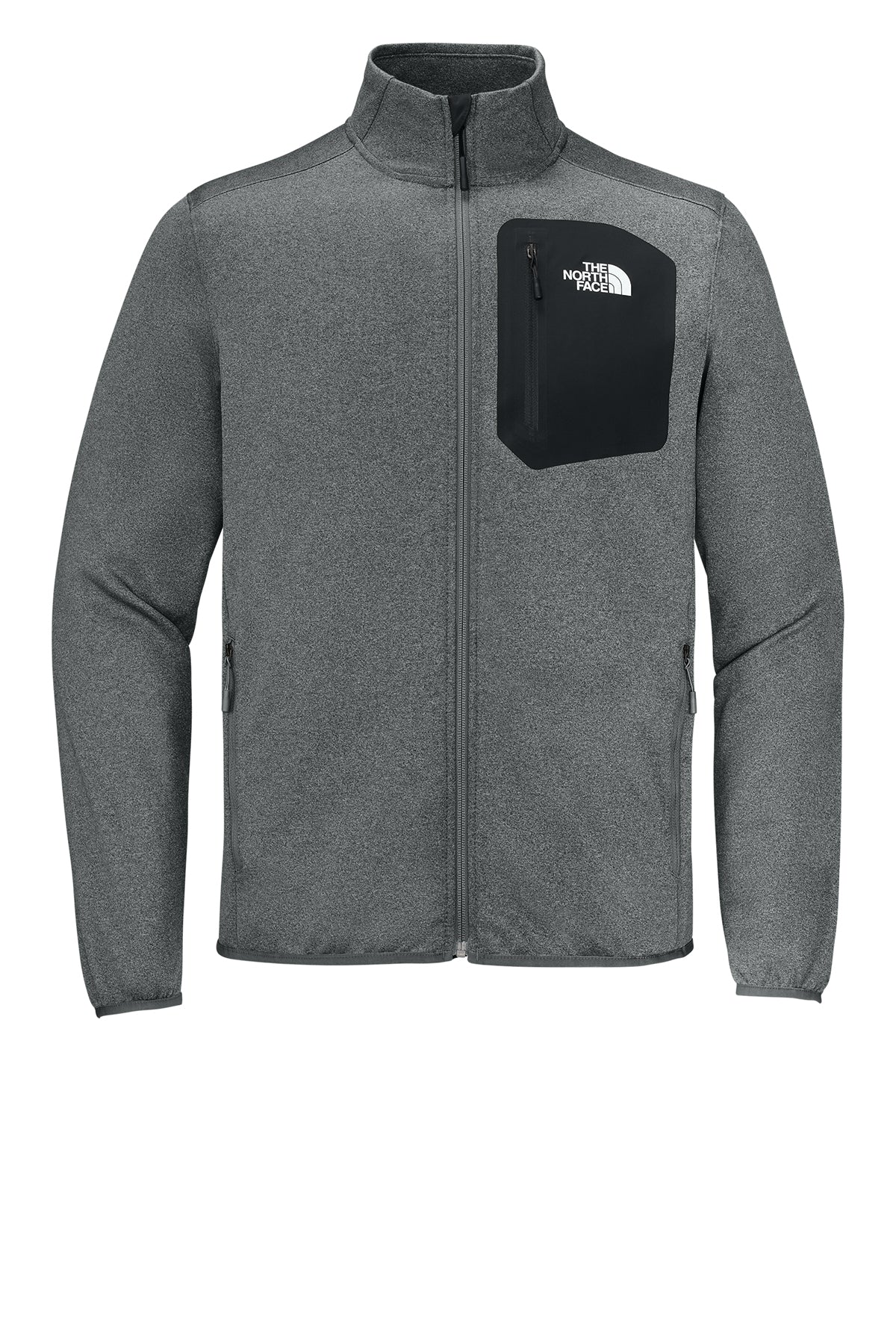 The North Face Dove Creek Full-Zip Fleece Custom Jackets, TNF Medium Grey Heather [Launch Test 1]