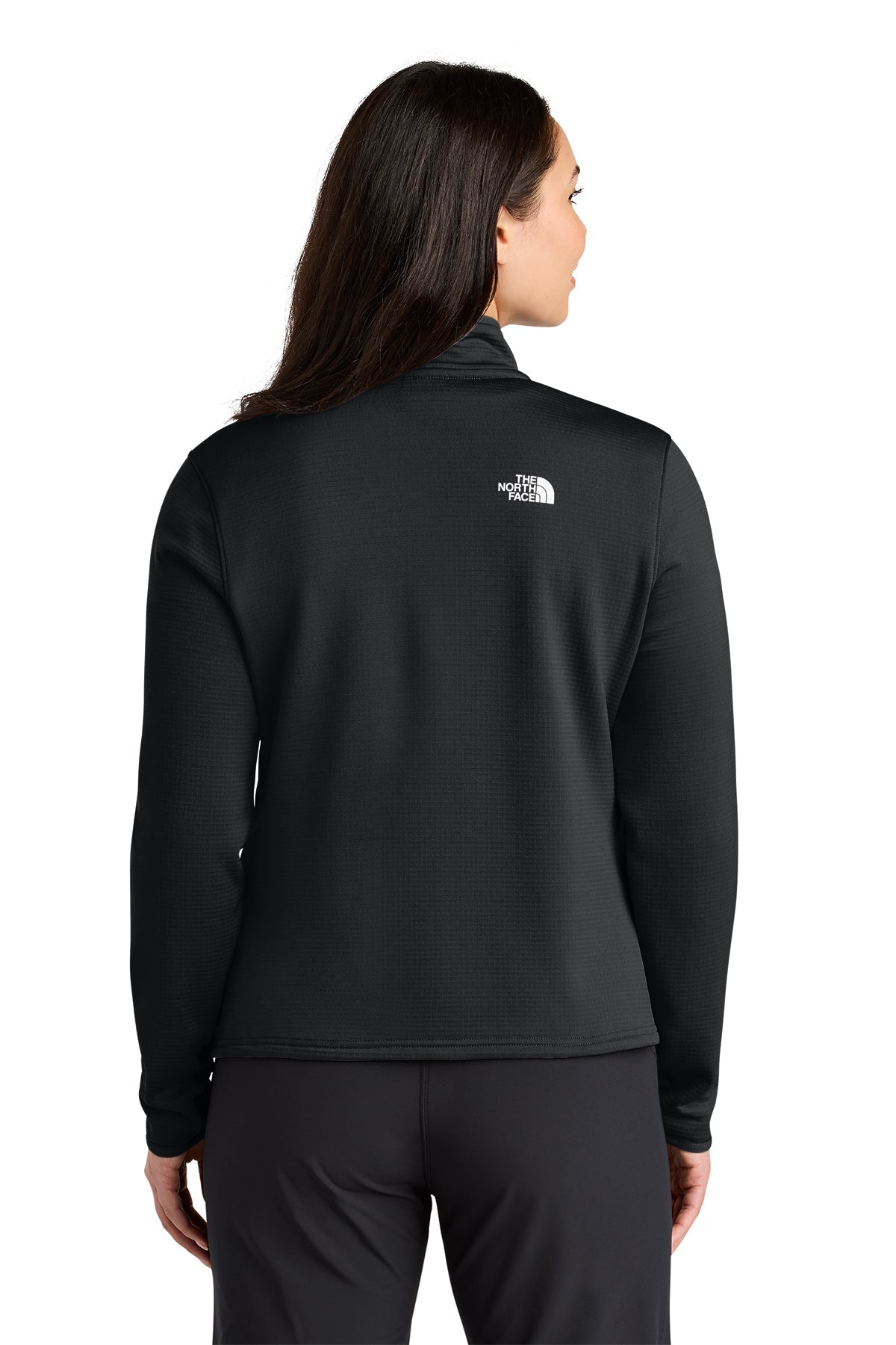 The North Face Womens Aim 1/4-Zip Custom Fleeces, TNF Black