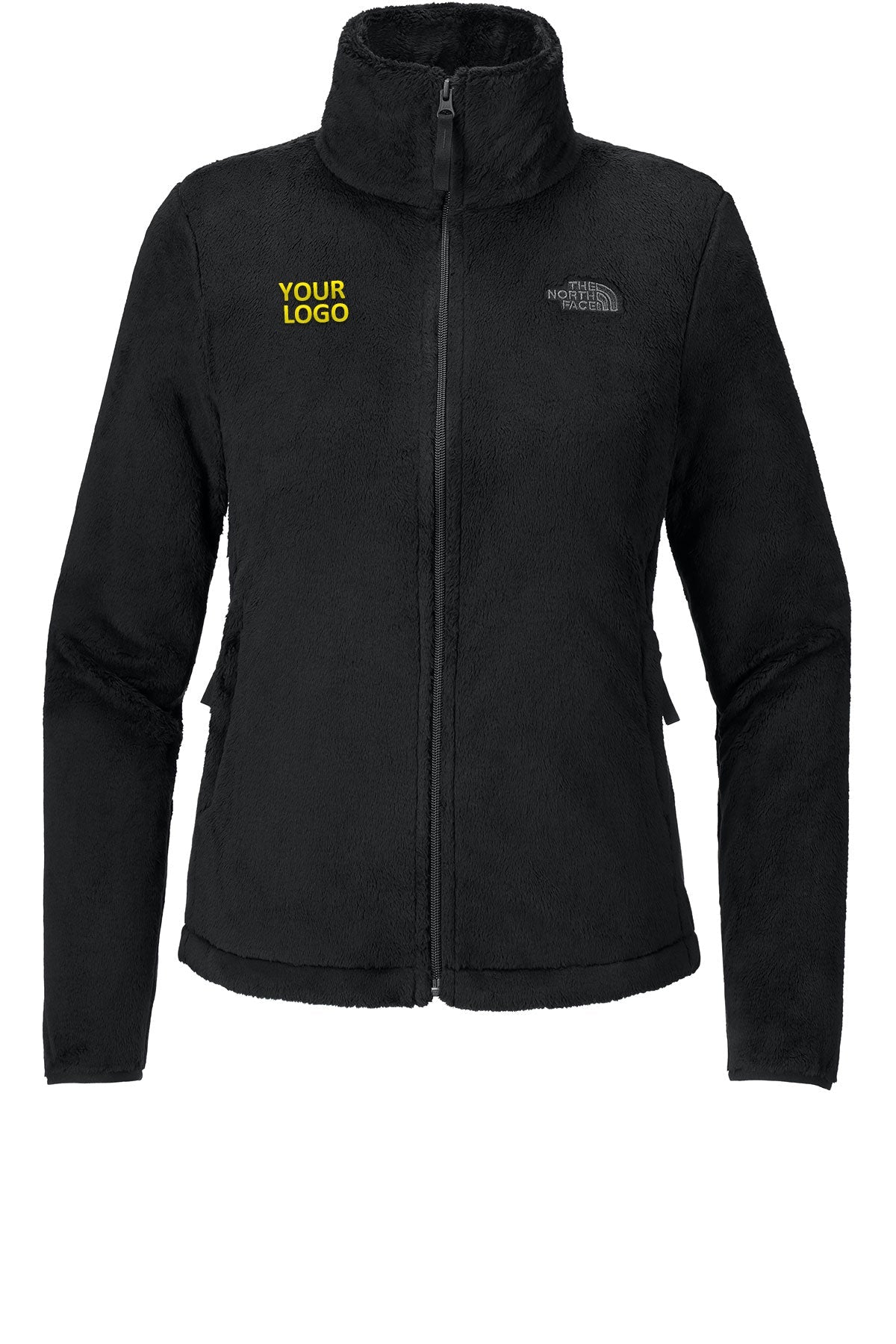 The North Face TNF Black NF0A7UQJ S TNF Black jackets with company logo