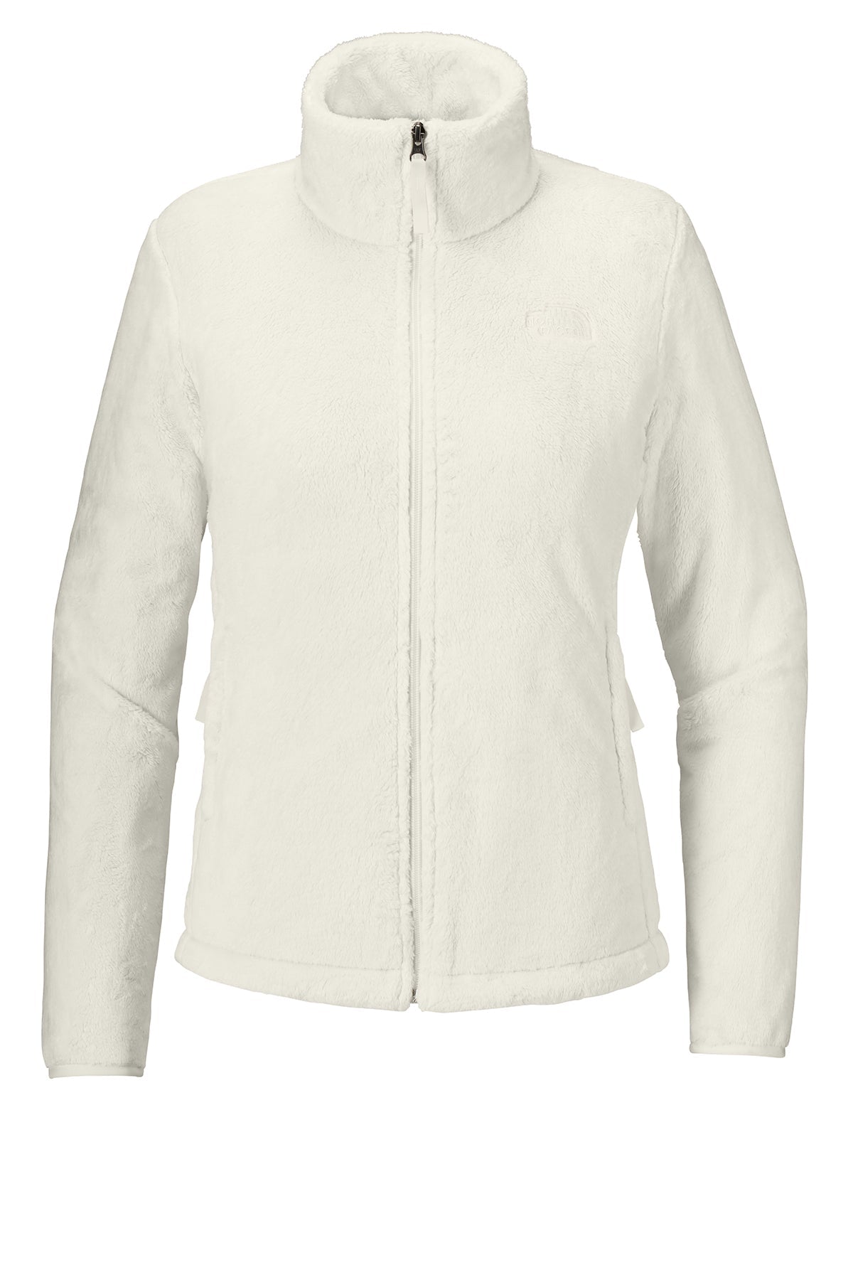 The North Face Womens Osito Fleece Custom Jackets, White Dune [New England Construction]