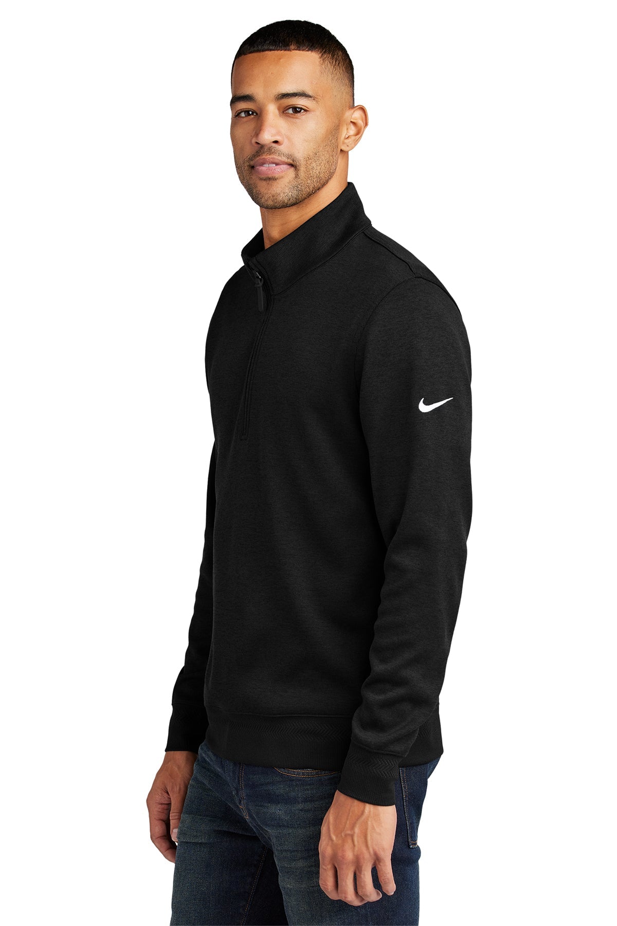 Nike Dri-FIT Corporate Branded Half-Zips, Black [Donor Recovery Services]