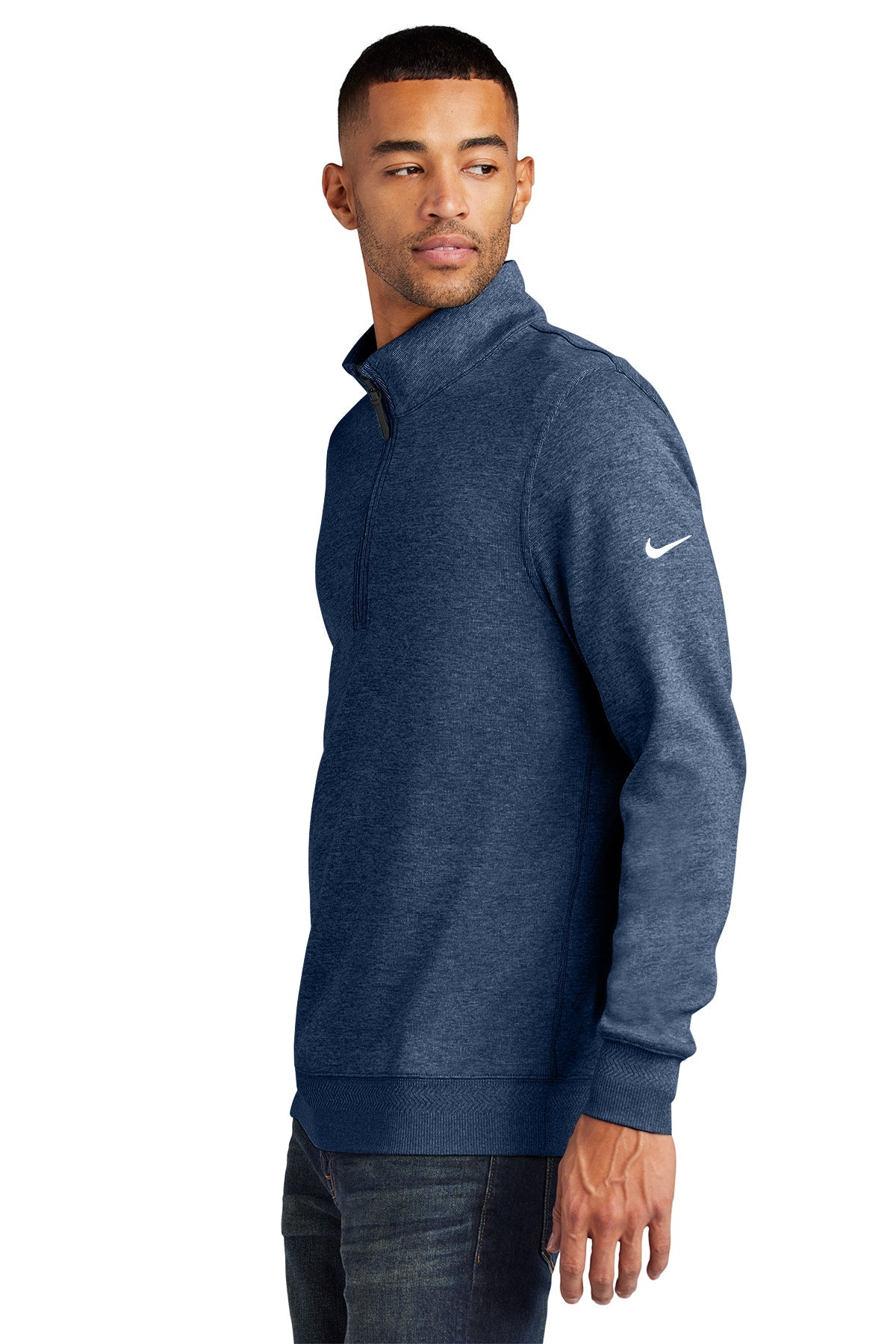 Nike Dri-FIT Corporate Branded Half-Zips, Navy [New England Construction]
