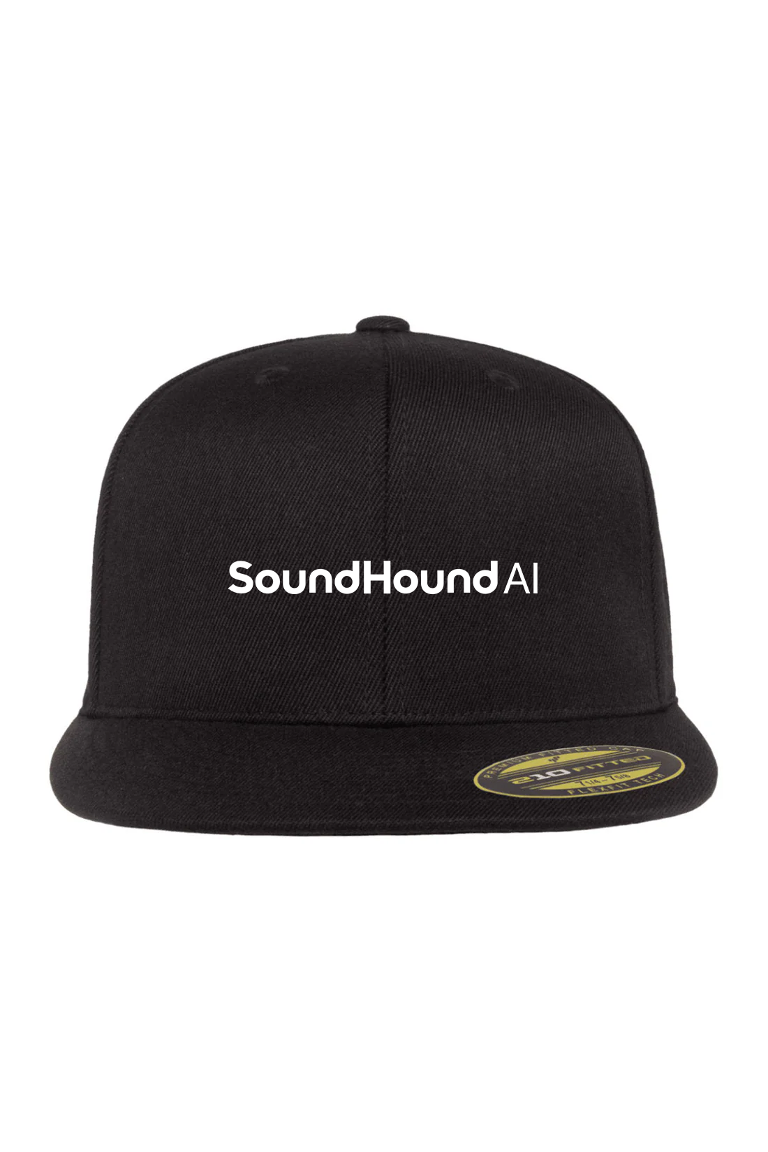 Flexfit Premium 210 Fitted Cap, Black [Soundhound AI]