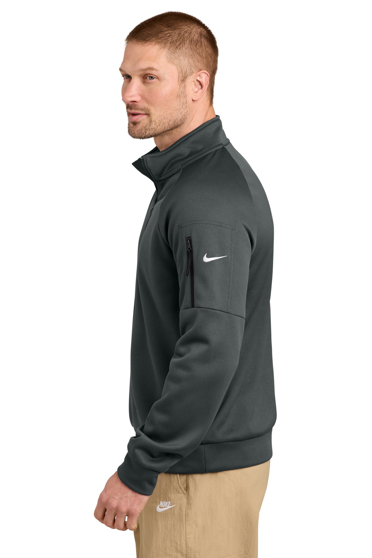 Nike Therma-FIT Custom Pocket 1/4-Zips, Anthracite