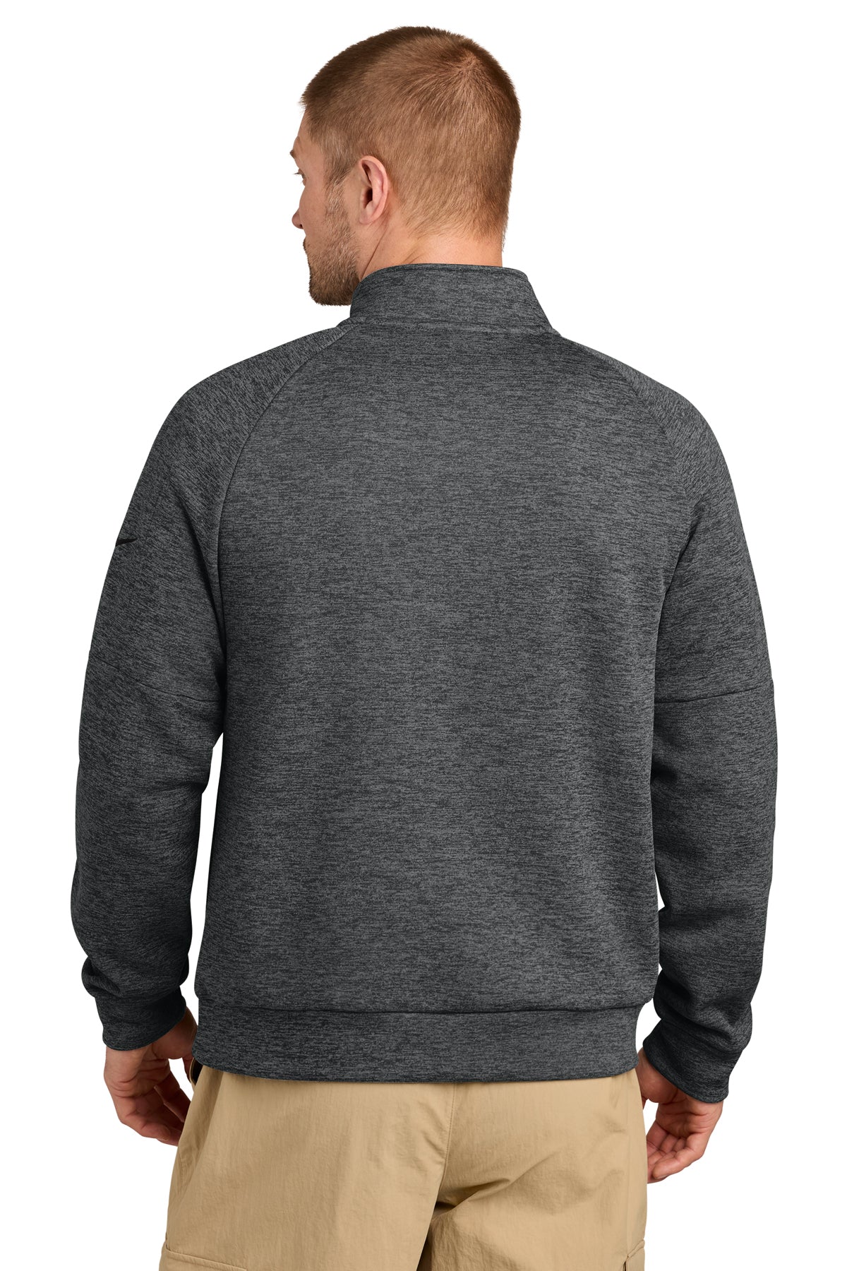 Nike Therma-FIT Custom Pocket 1/4-Zips, Charcoal Heather