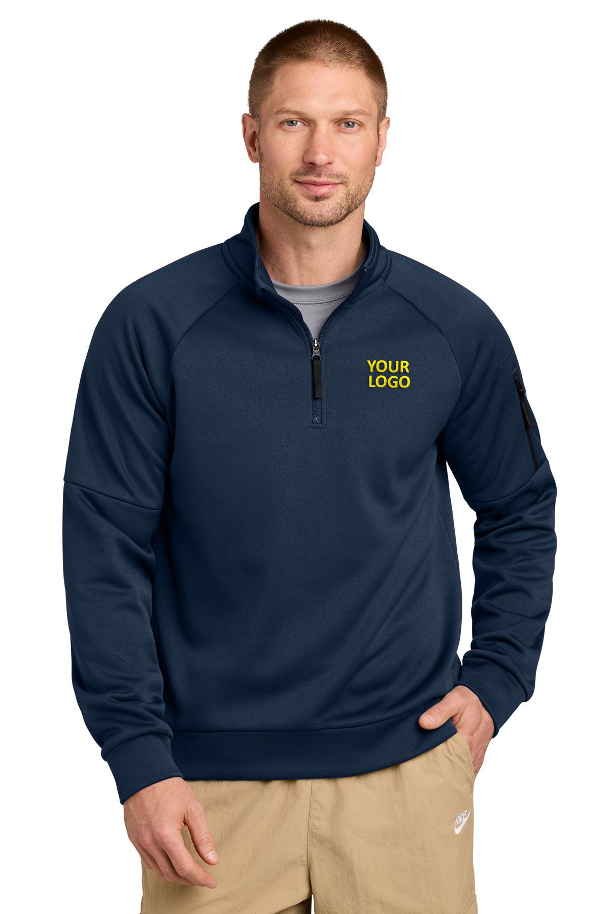 Nike Therma-FIT Custom Pocket 1/4-Zips, Navy
