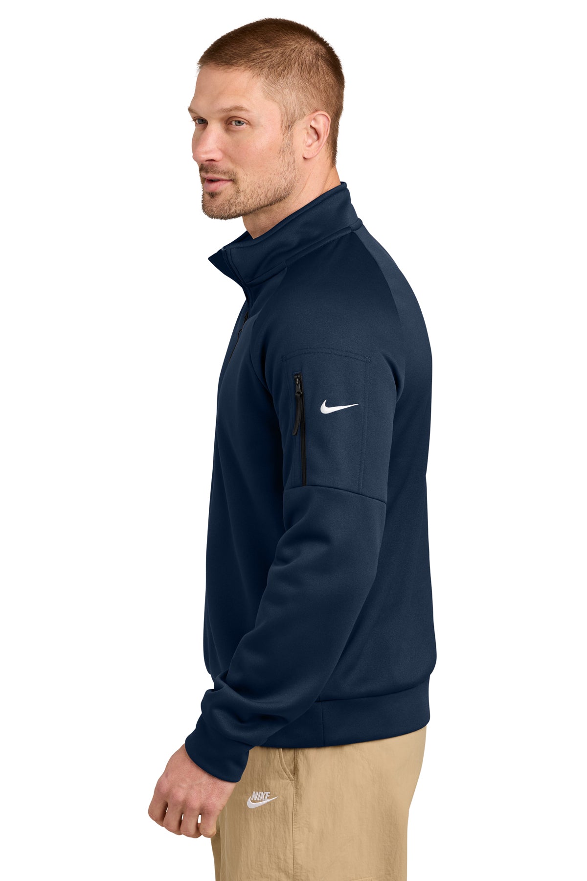 Nike Therma-FIT Custom Pocket 1/4-Zips, Navy