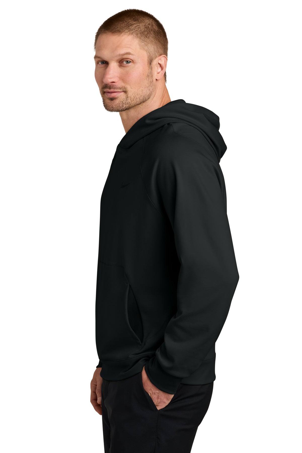 Nike Dri-Fit Primary Custom Hoodies, Black