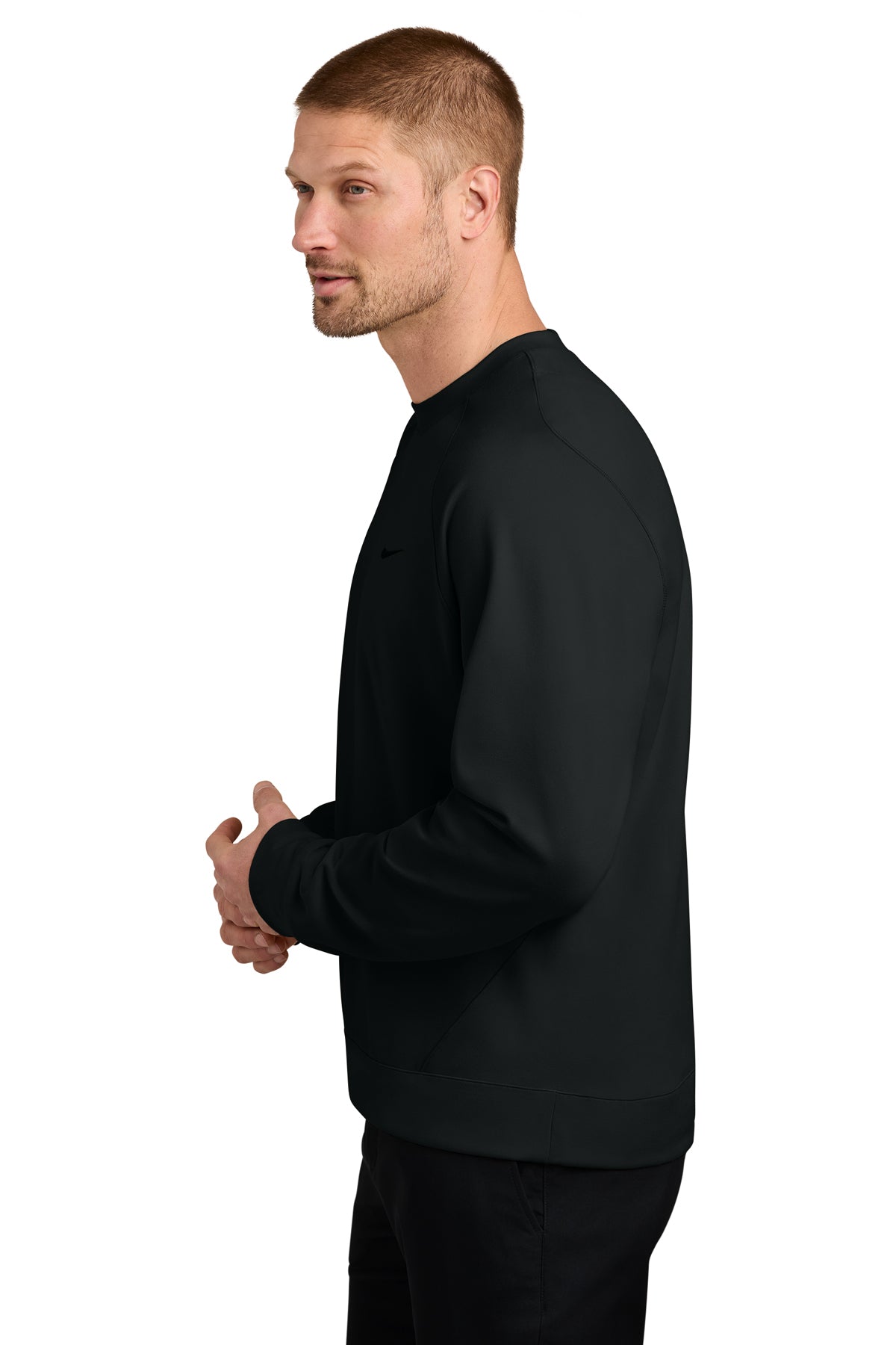 Nike Dri-FIT Custom Primary Crew, Black