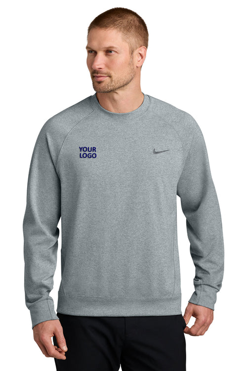 Nike Dri-Fit Primary Custom Hoodies, Cool Grey Heather