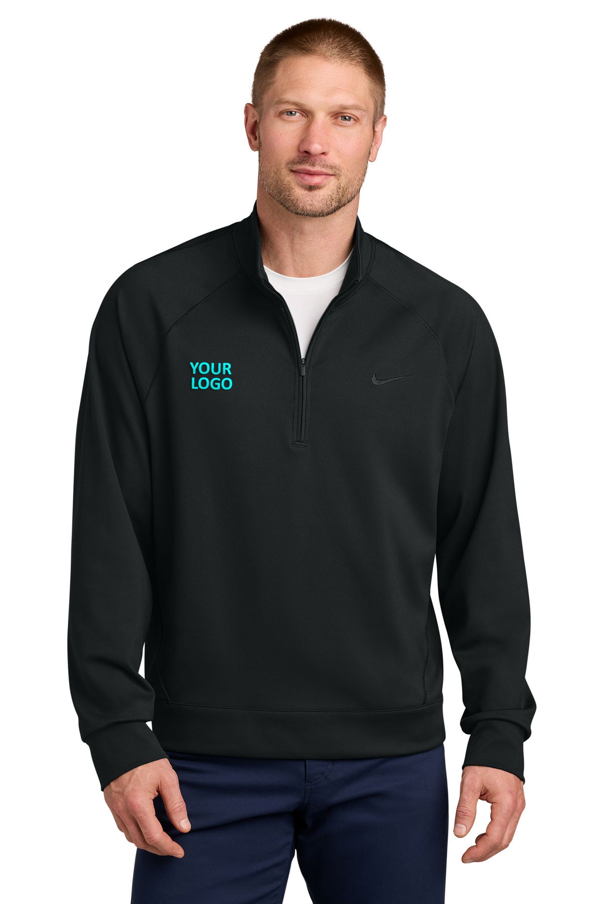 Nike Dri-FIT Custom Primary 1/4-Zips, Black