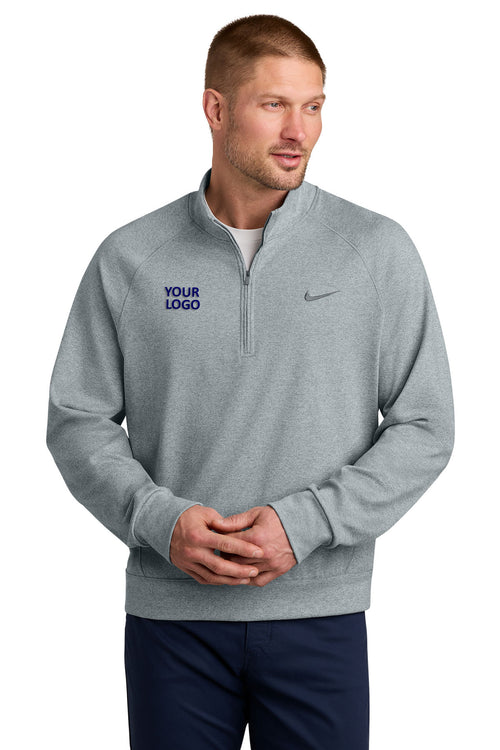 Nike Dri-FIT Custom Primary 1/4-Zips, Cool Grey Heather