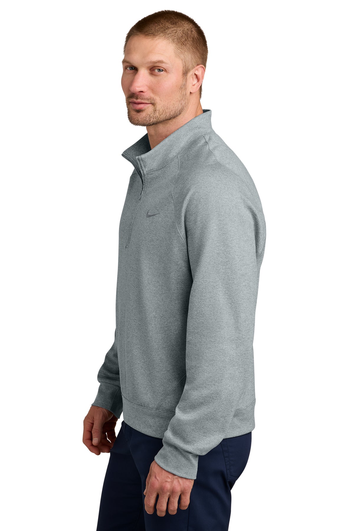 Nike Dri-FIT Custom Primary 1/4-Zips, Cool Grey Heather