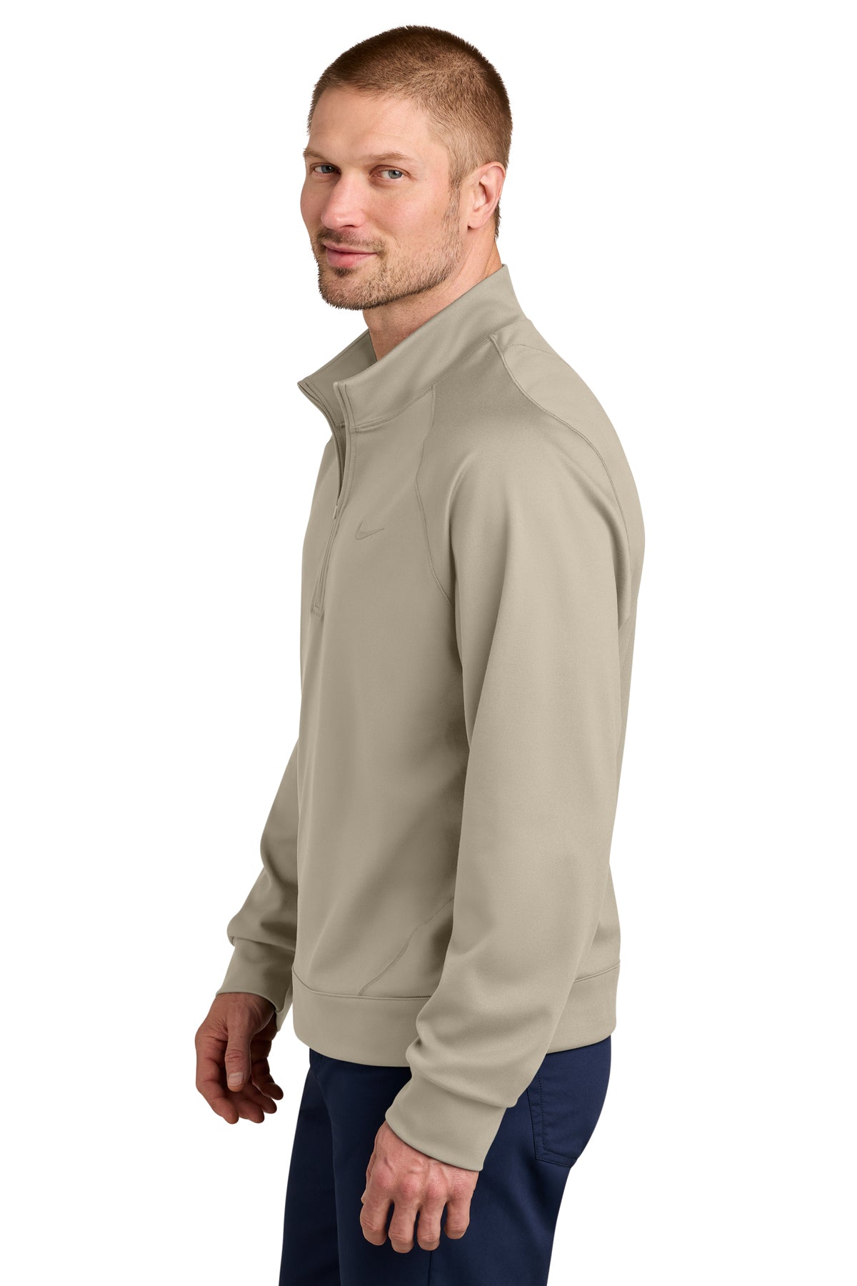 Nike Dri-FIT Custom Primary 1/4-Zips, Desert Khaki