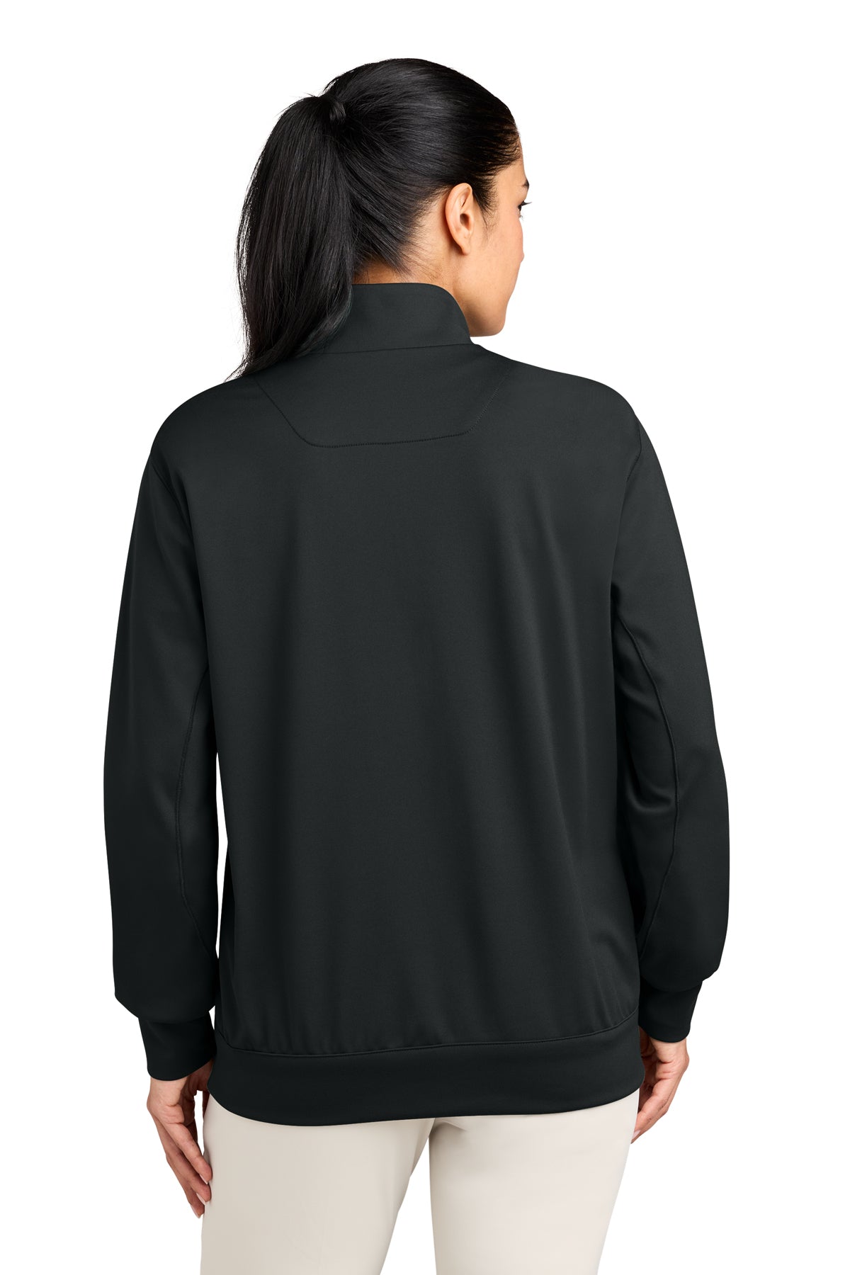 Nike Women’s Dri-FIT Custom Primary 1/4-Zips, Black