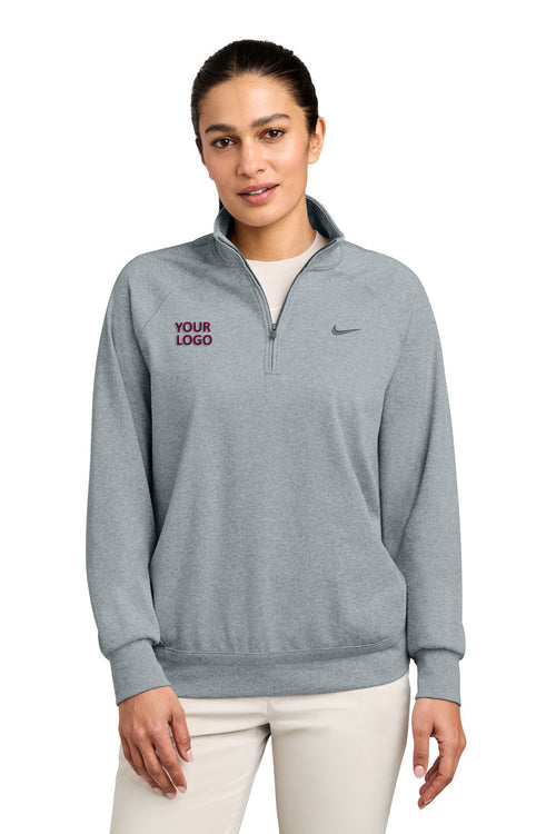 Nike Women’s Dri-FIT Custom Primary 1/4-Zips, Cool Grey Heather