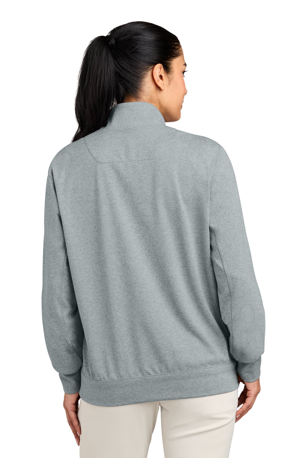 Nike Women’s Dri-FIT Custom Primary 1/4-Zips, Cool Grey Heather