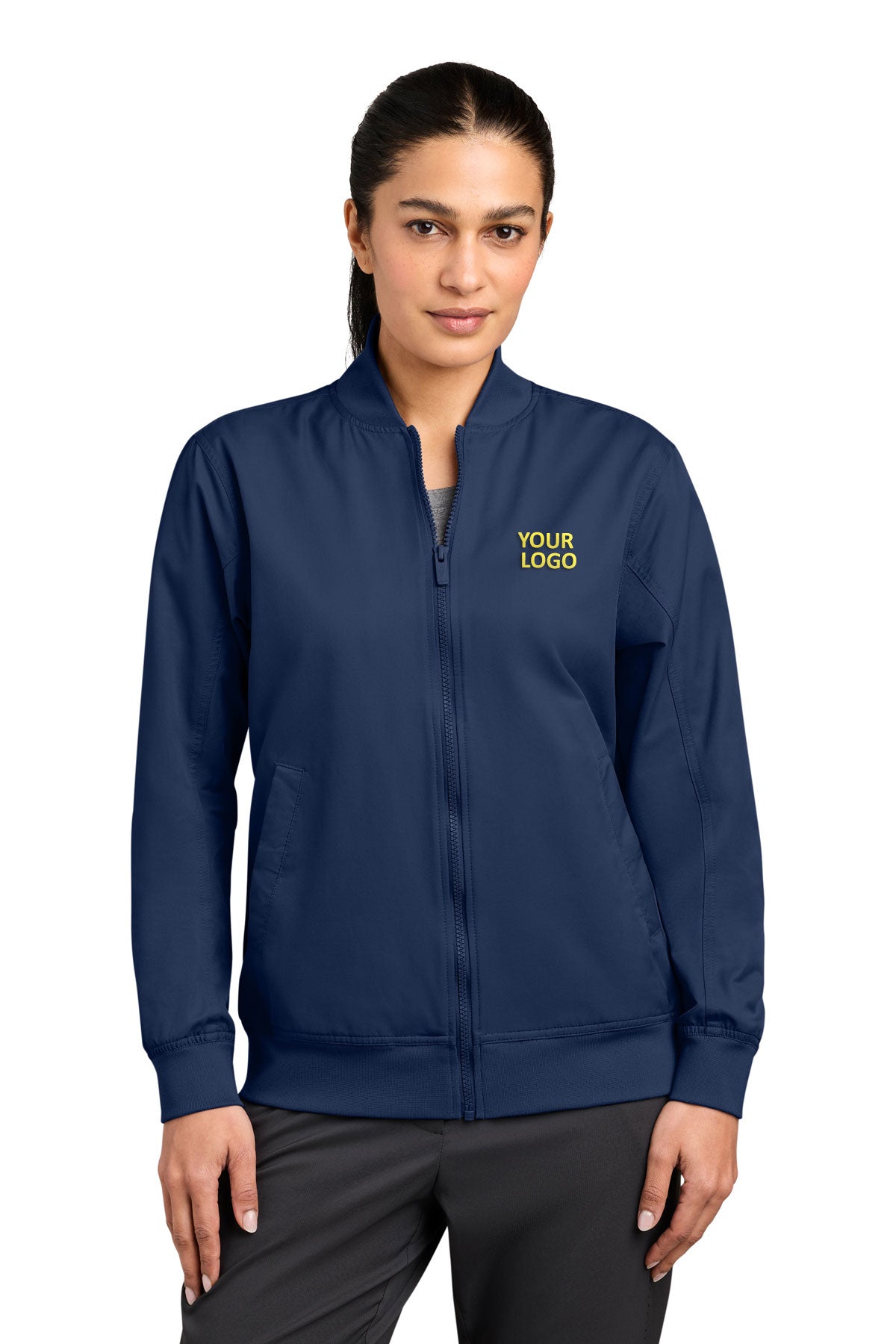 Nike Women’s Custom Bomber Jackets, Midnight Navy