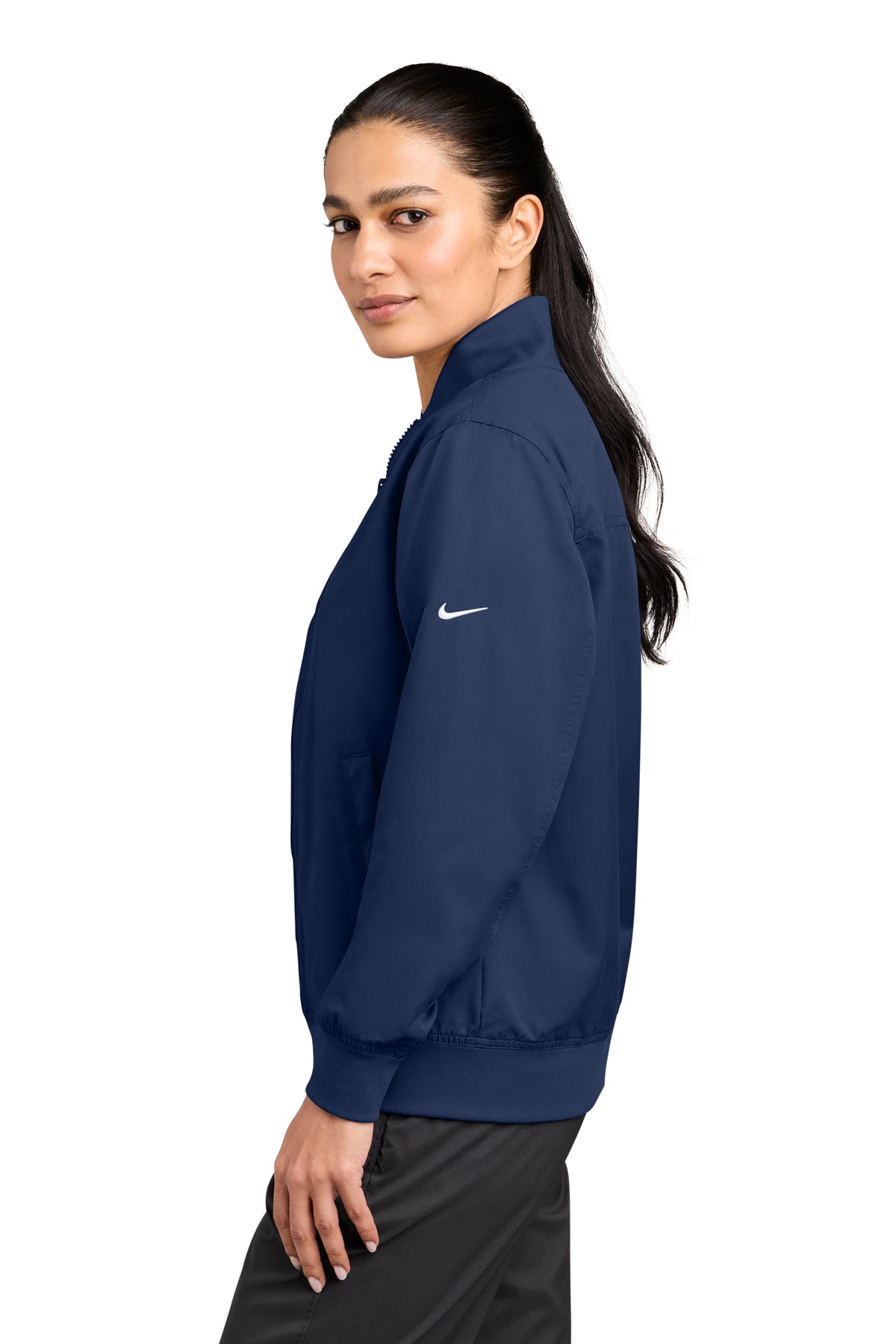 Nike Women’s Custom Bomber Jackets, Midnight Navy
