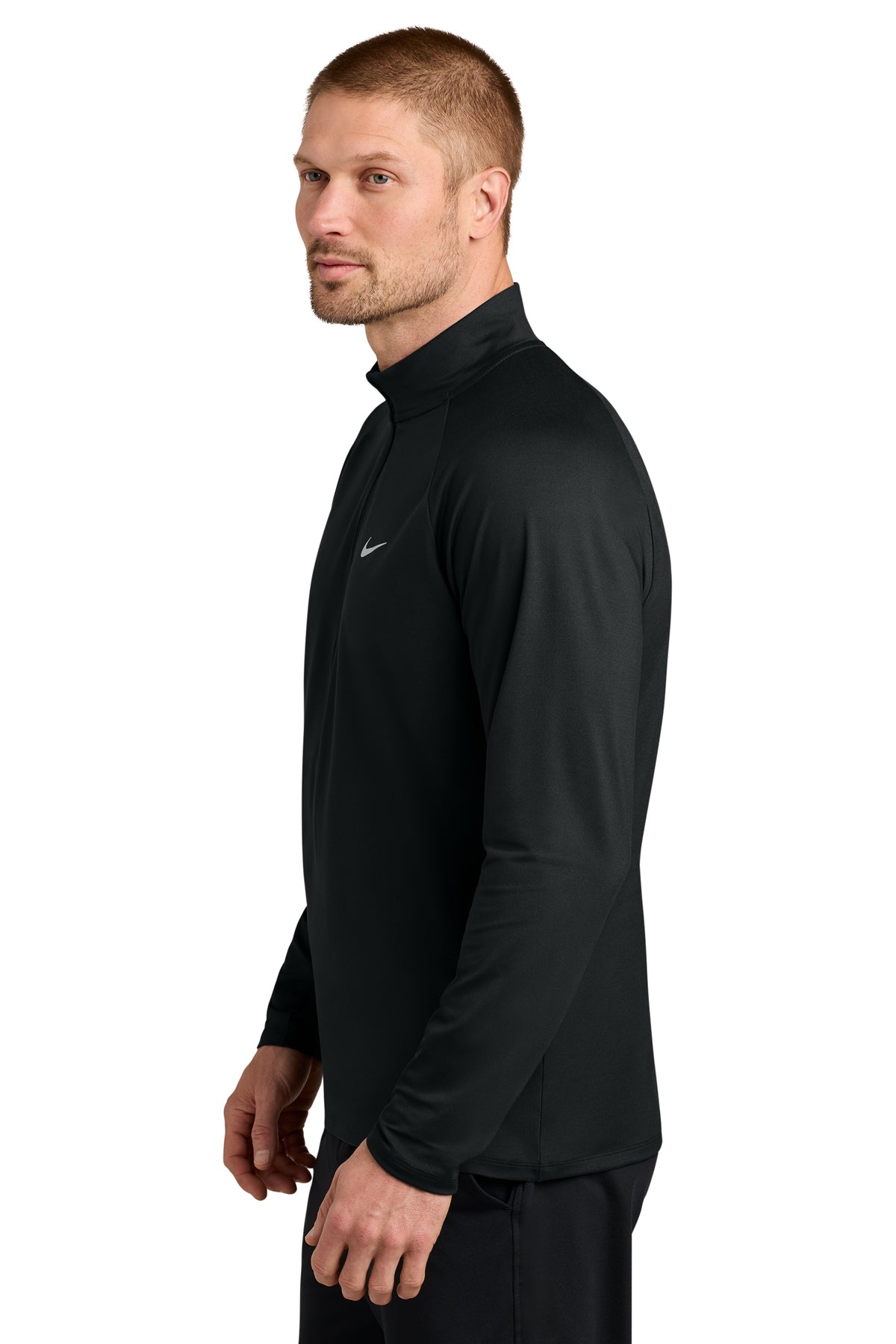 Nike Dri-FIT Custom Stride 1/2-Zips, Black