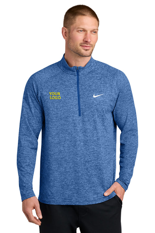 Nike Women’s Dri-FIT Custom Stride 1/2-Zips, Royal Heather