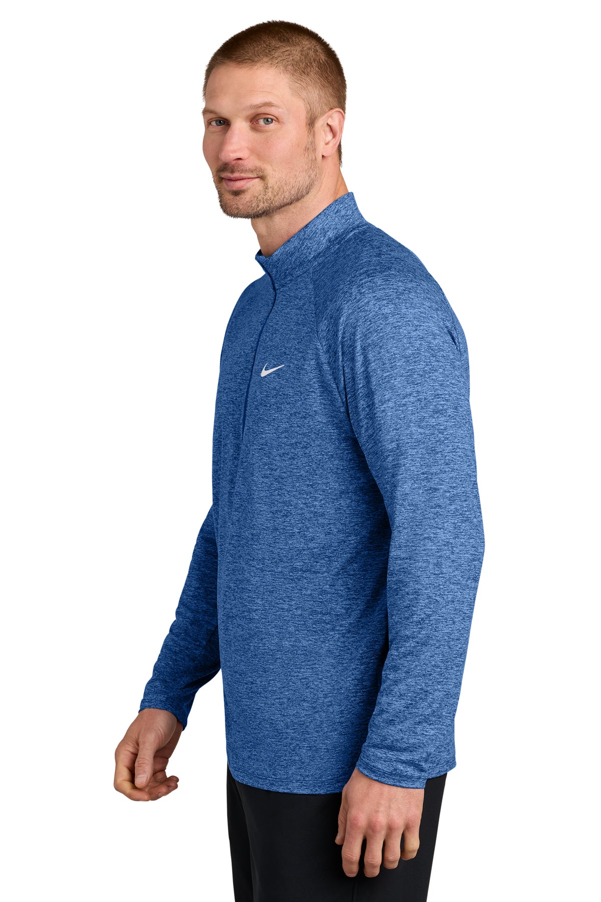 Nike Dri-FIT Custom Stride 1/2-Zips, Royal Heather