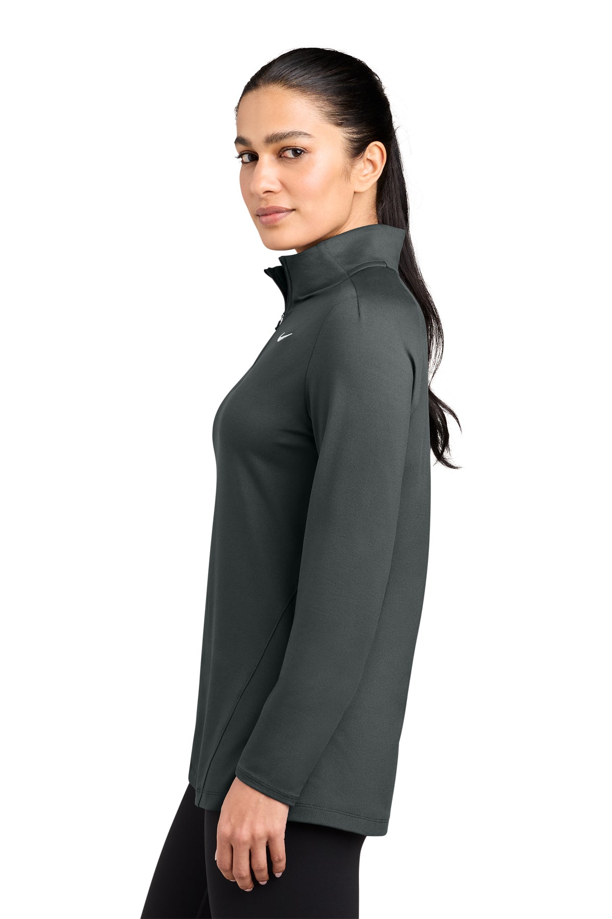 Nike Women’s Dri-FIT Custom Stride 1/2-Zips, Anthracite