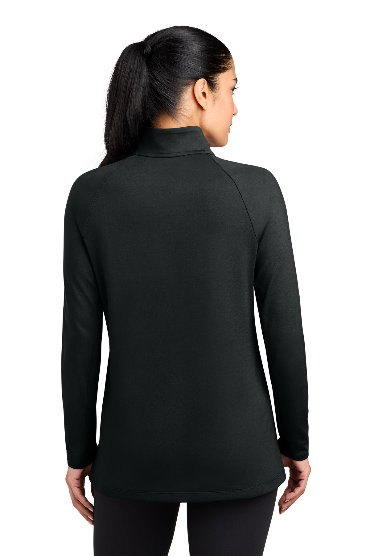 Nike Women’s Dri-FIT Custom Stride 1/2-Zips, Black