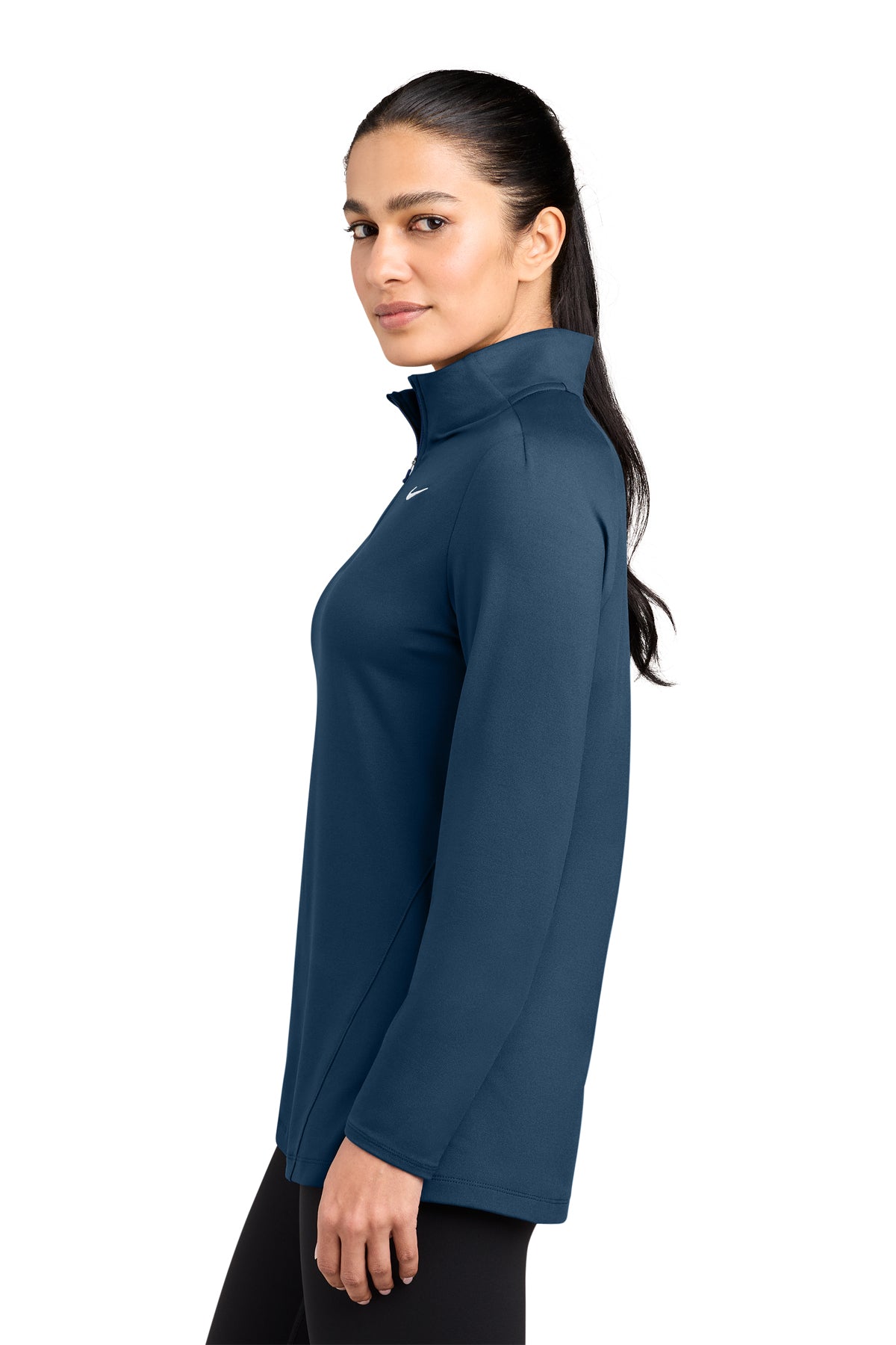 Nike Women’s Dri-FIT Custom Stride 1/2-Zips, Navy
