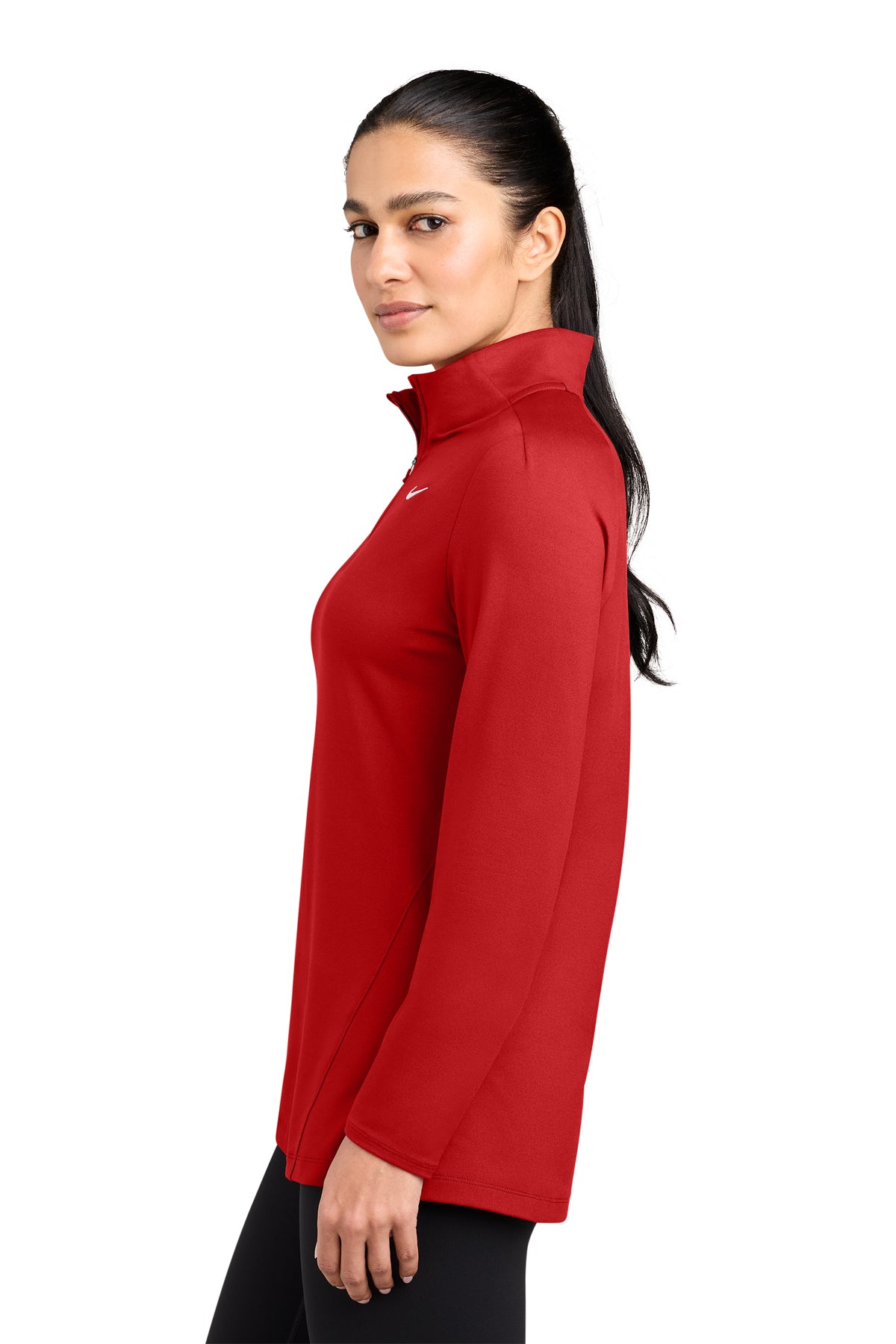 Nike Women’s Dri-FIT Custom Stride 1/2-Zips, Scarlet
