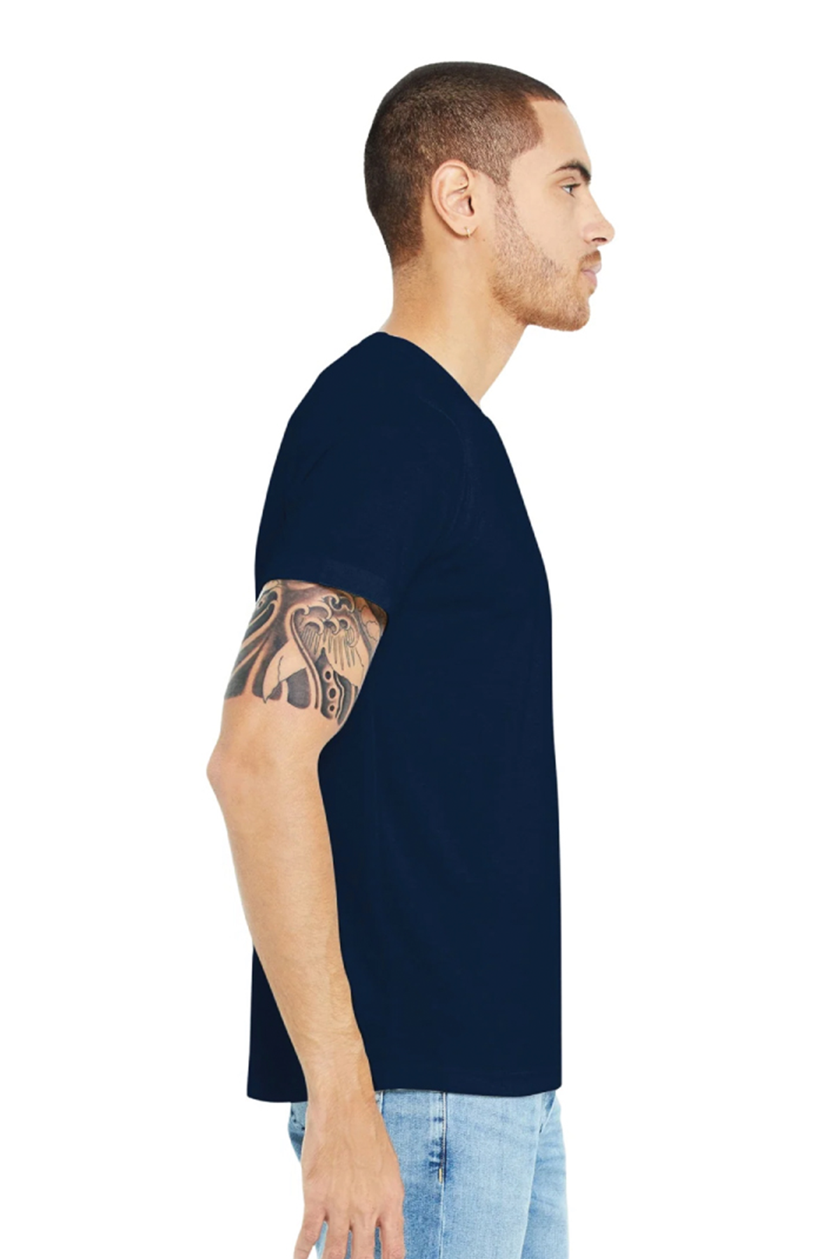 Bella Unisex USA Jersey T-Shirt, Navy [Mulhern Kulp]