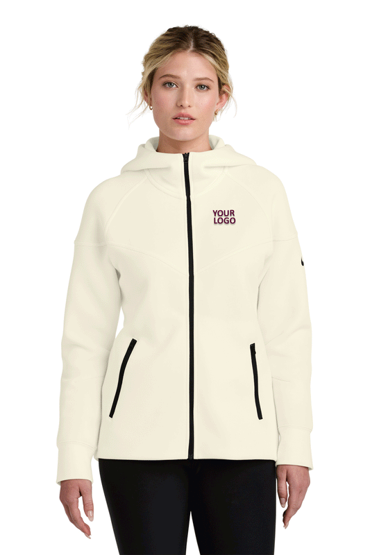 Nike Pale Ivory NKFQ4798 custom logo sweatshirts embroidered