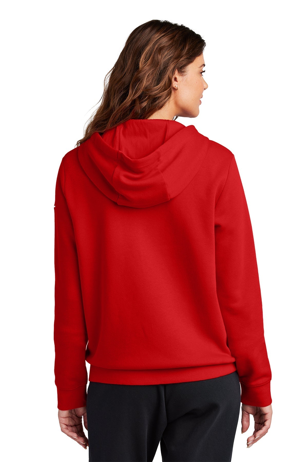 Nike Ladies Club Fleece Full-Zip Custom Hoodies, University Red [Labenz & Associates]