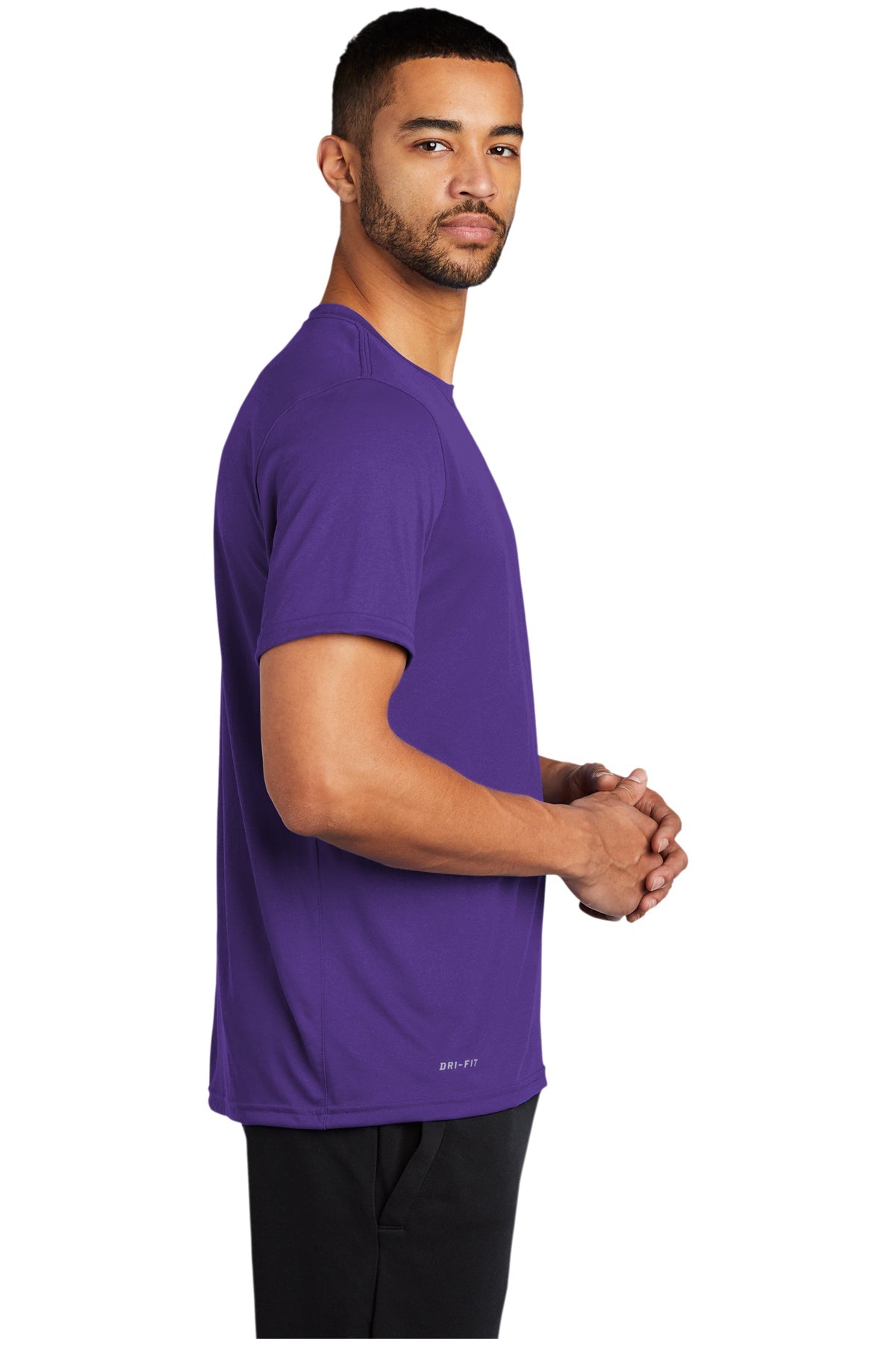 Nike Team rLegend Customized Tee's, Court Purple [Milford Mining Company Utah]